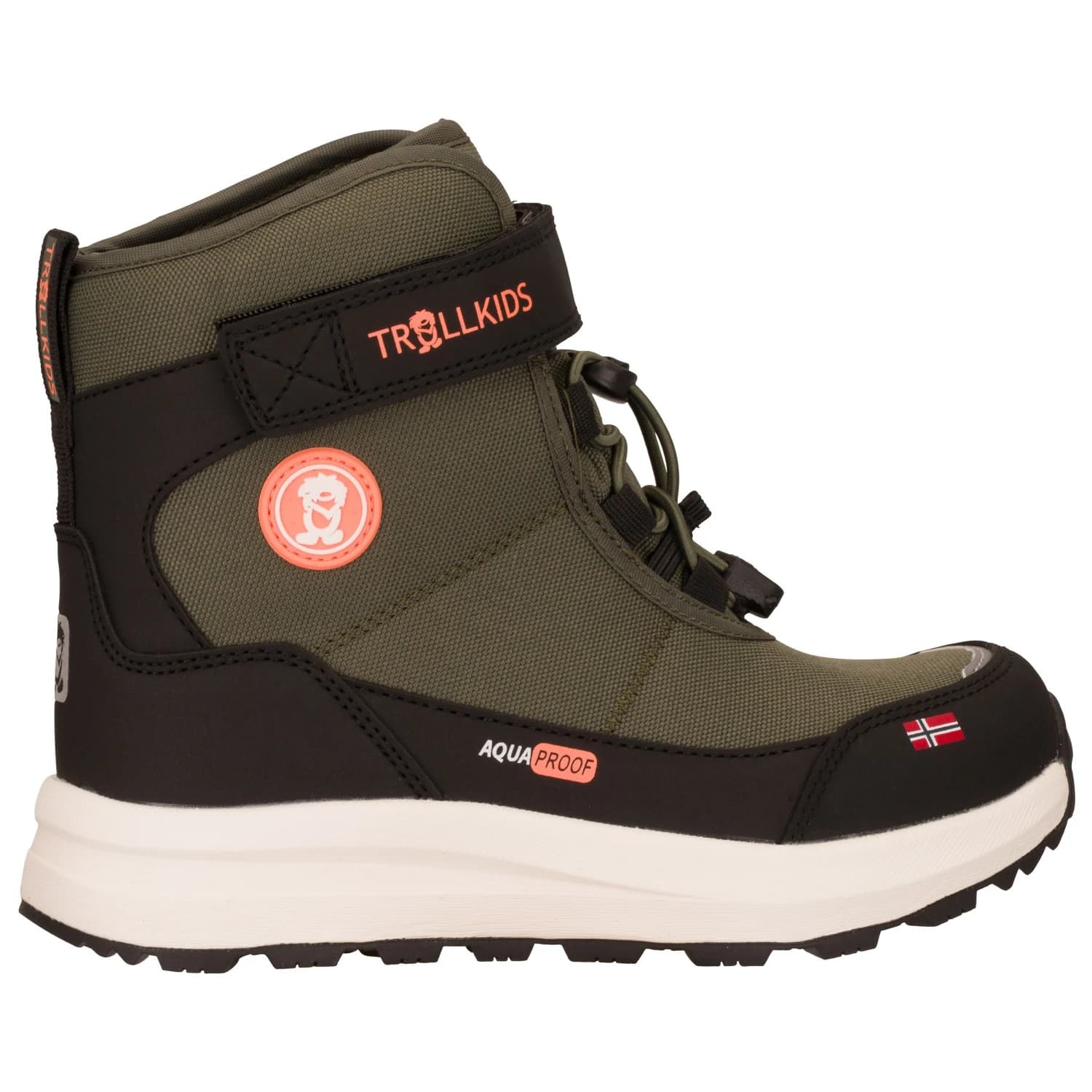 Детски зимни ботуши Trollkids Kid's Helgeland Anti Slip Winter Boots - Deep Forest / Black