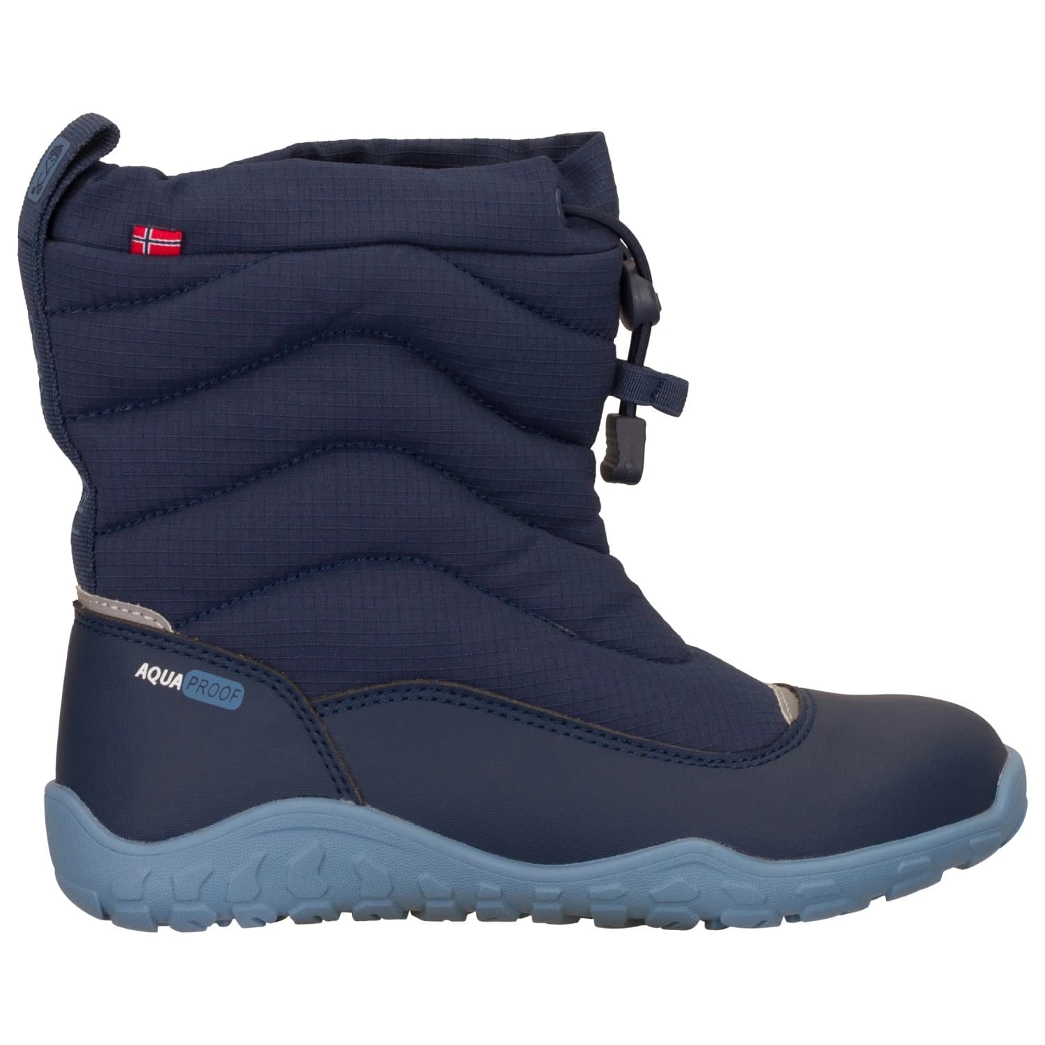 Детски зимни ботуши Trollkids Kid's Rosfjord Barefoot Winter Hiker Winter boots - Mystic Blue / Shadow Blue