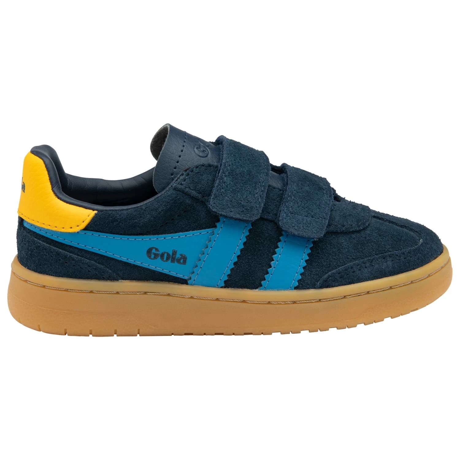 Детски маратонки Gola Kid's Viper Strap Sneakers - Navy / Santorini / Gum