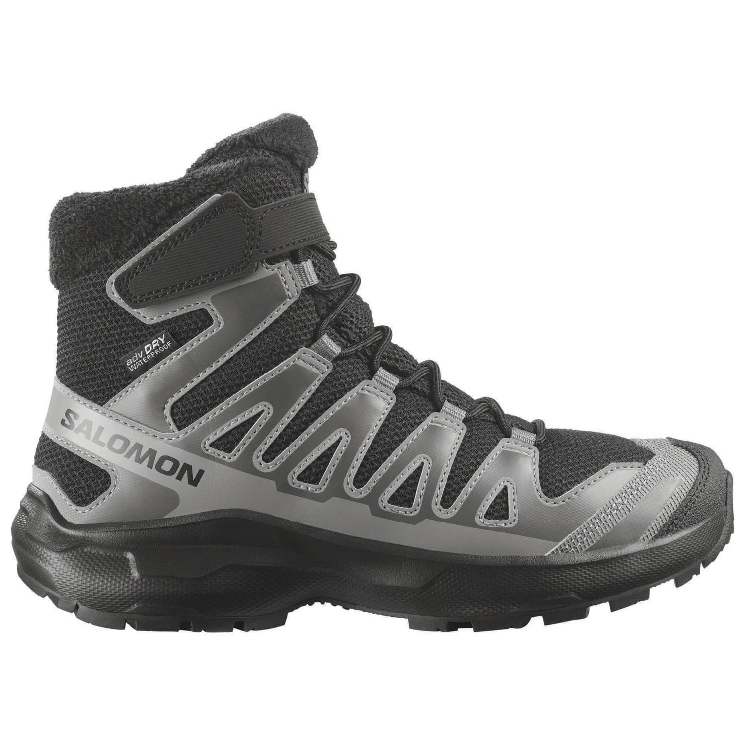 Детски зимни ботуши Salomon Kid's XA Pro Winter Mid Waterproof Winter boots - Black / Castlerock / Cloudburst