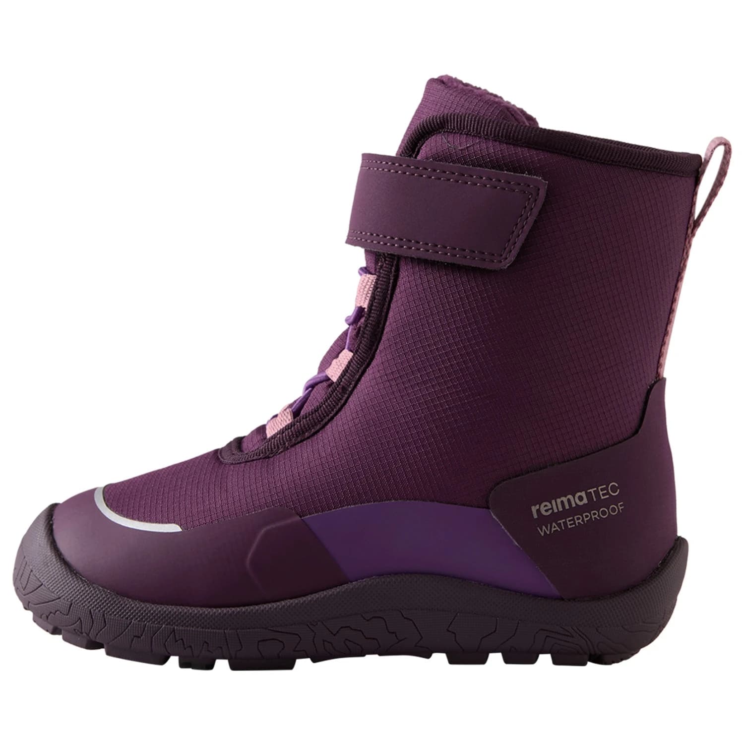 Детски зимни ботуши Reima Kid's Barefoot Winter Boots Talvella Winter boots - Deep Purple
