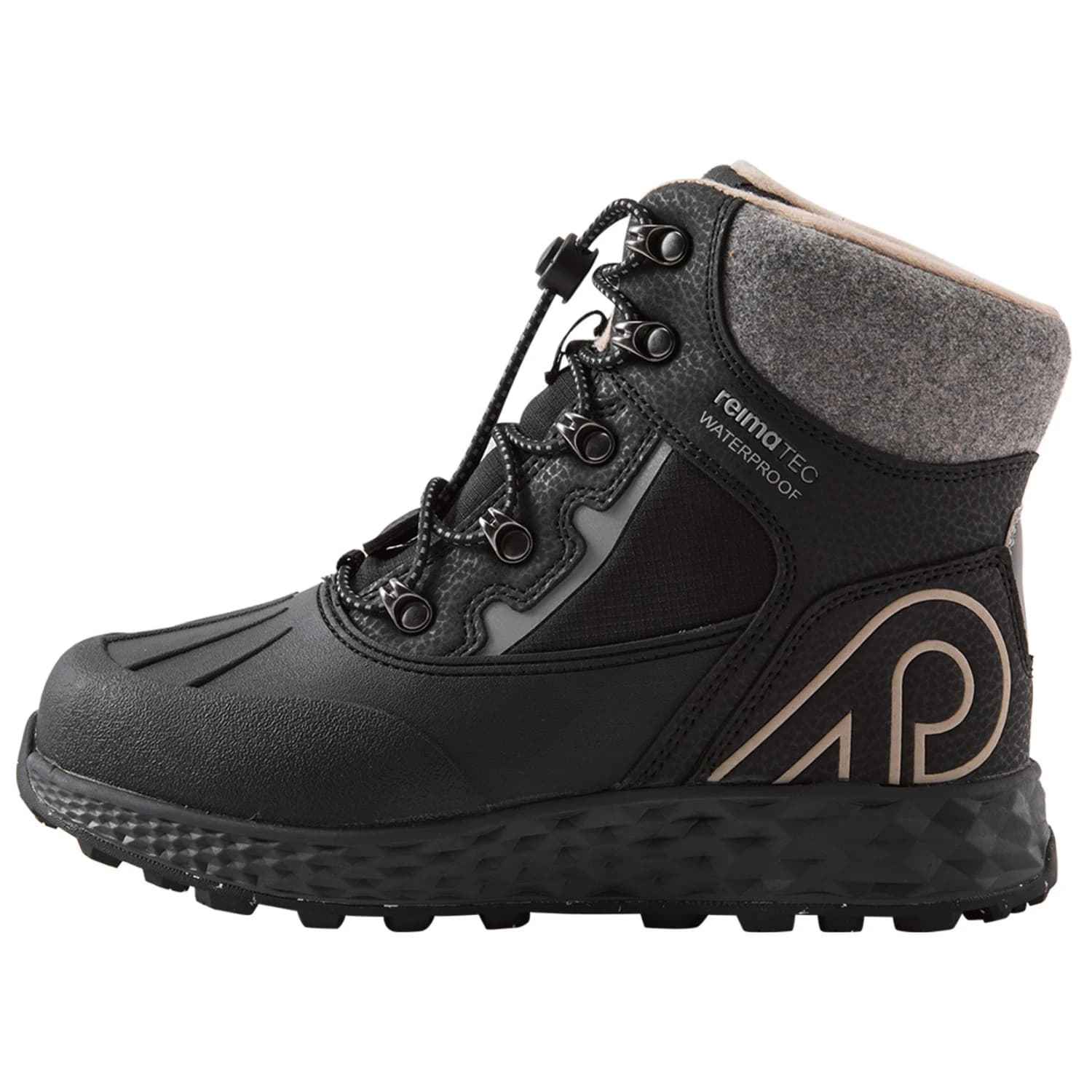 Детски зимни ботуши Reima Kid's Reimatec Shoes Hallava Lace Winter boots - Black