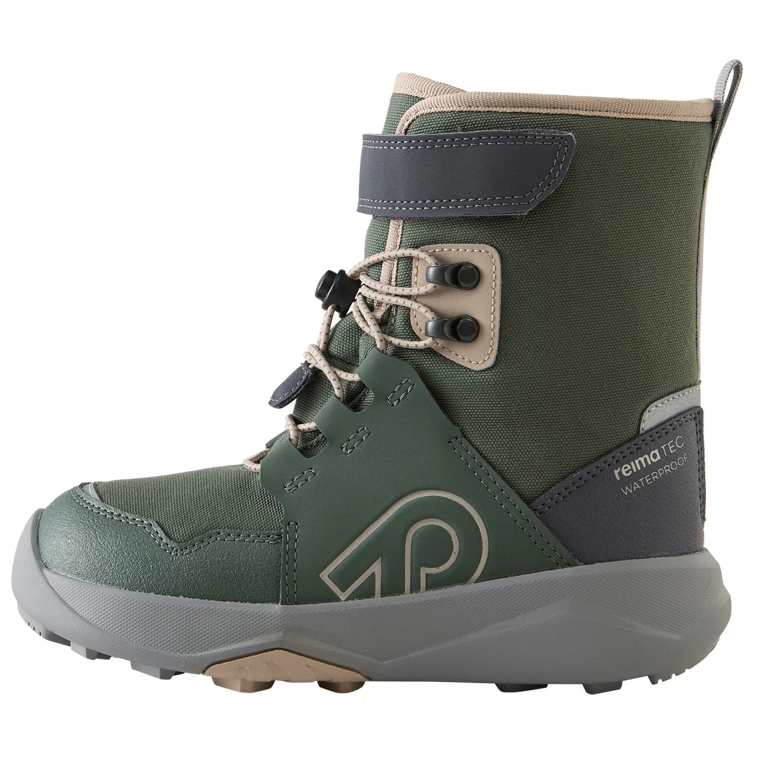 Детски зимни ботуши Reima Kid's Reimatec Shoes Talves Winter boots - Thyme Green