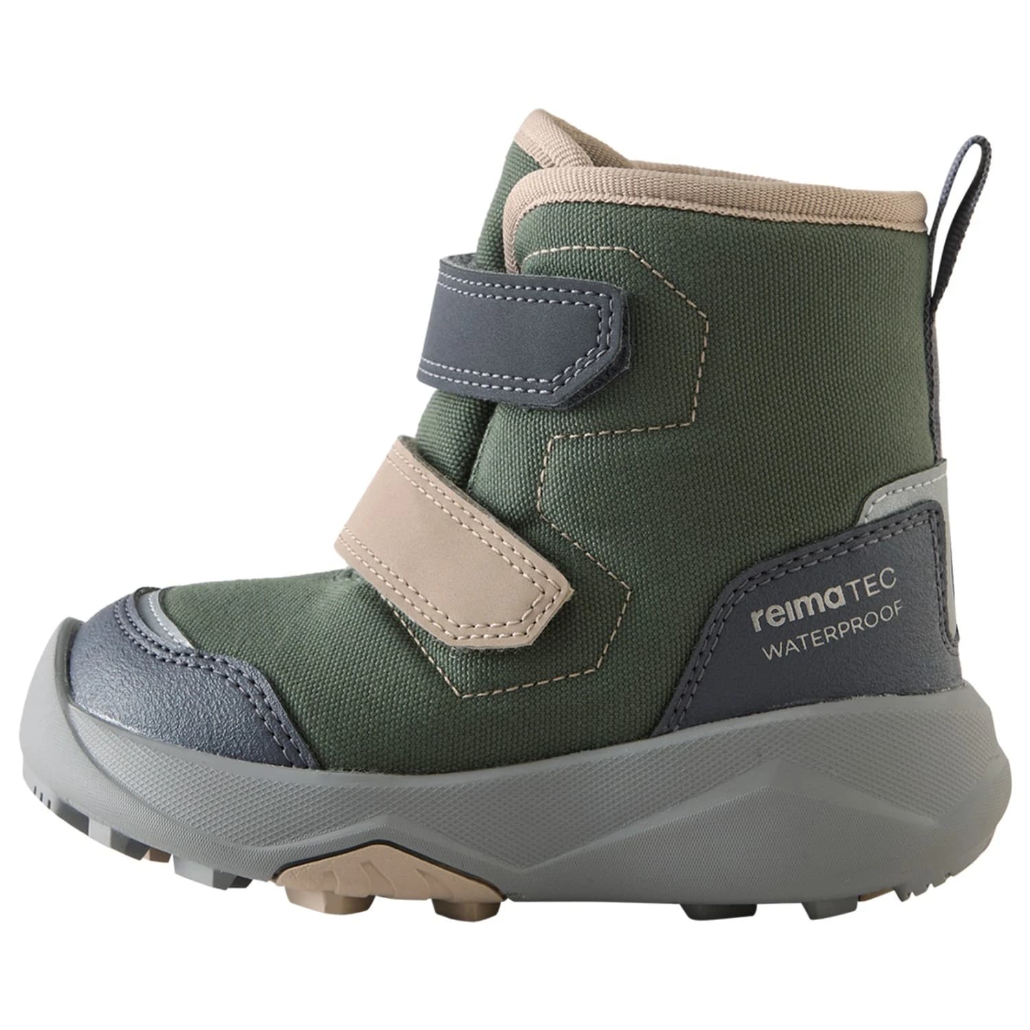 Детски зимни ботуши Reima Kid's Reimatec Shoes Talviuni Winter boots - Thyme Green