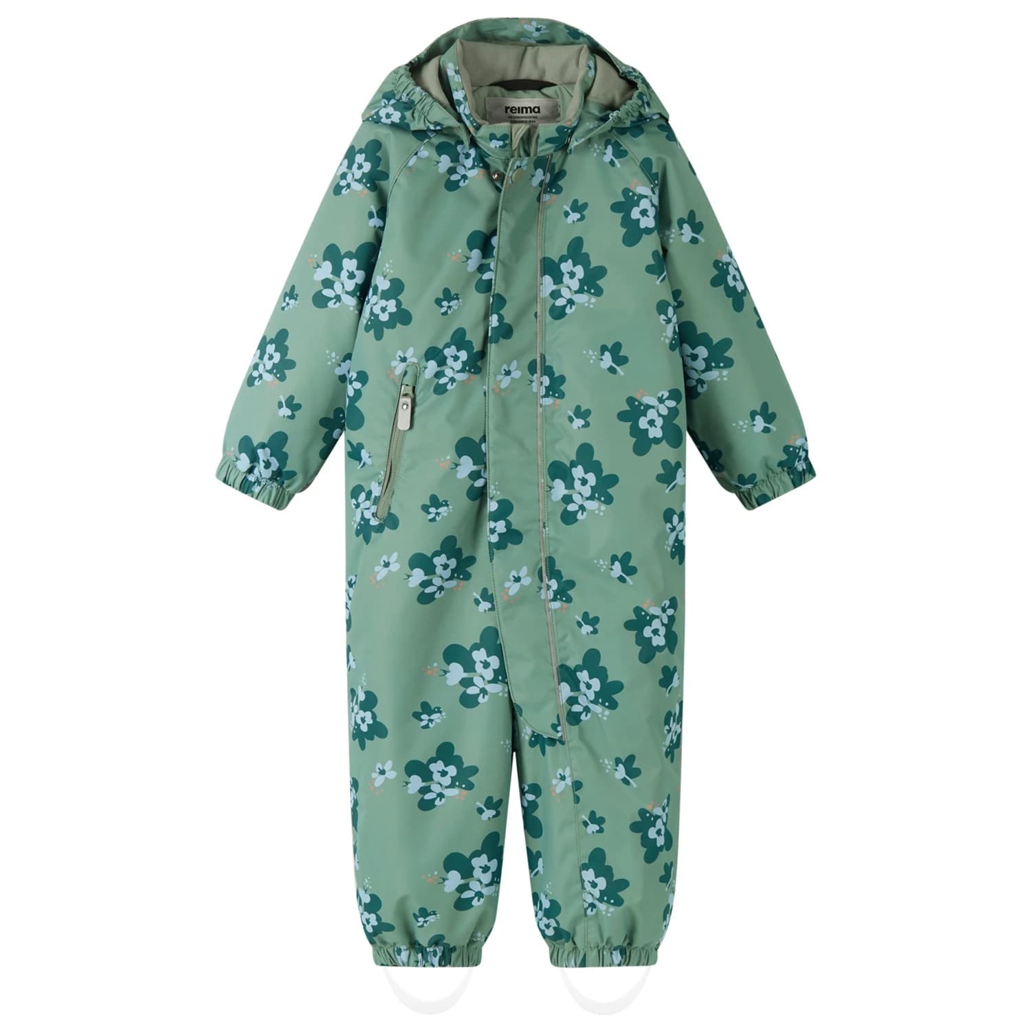 Детска грейка Reima Kid's Reimatec Winter Overall Puhuri Print Overall - Stone Green II