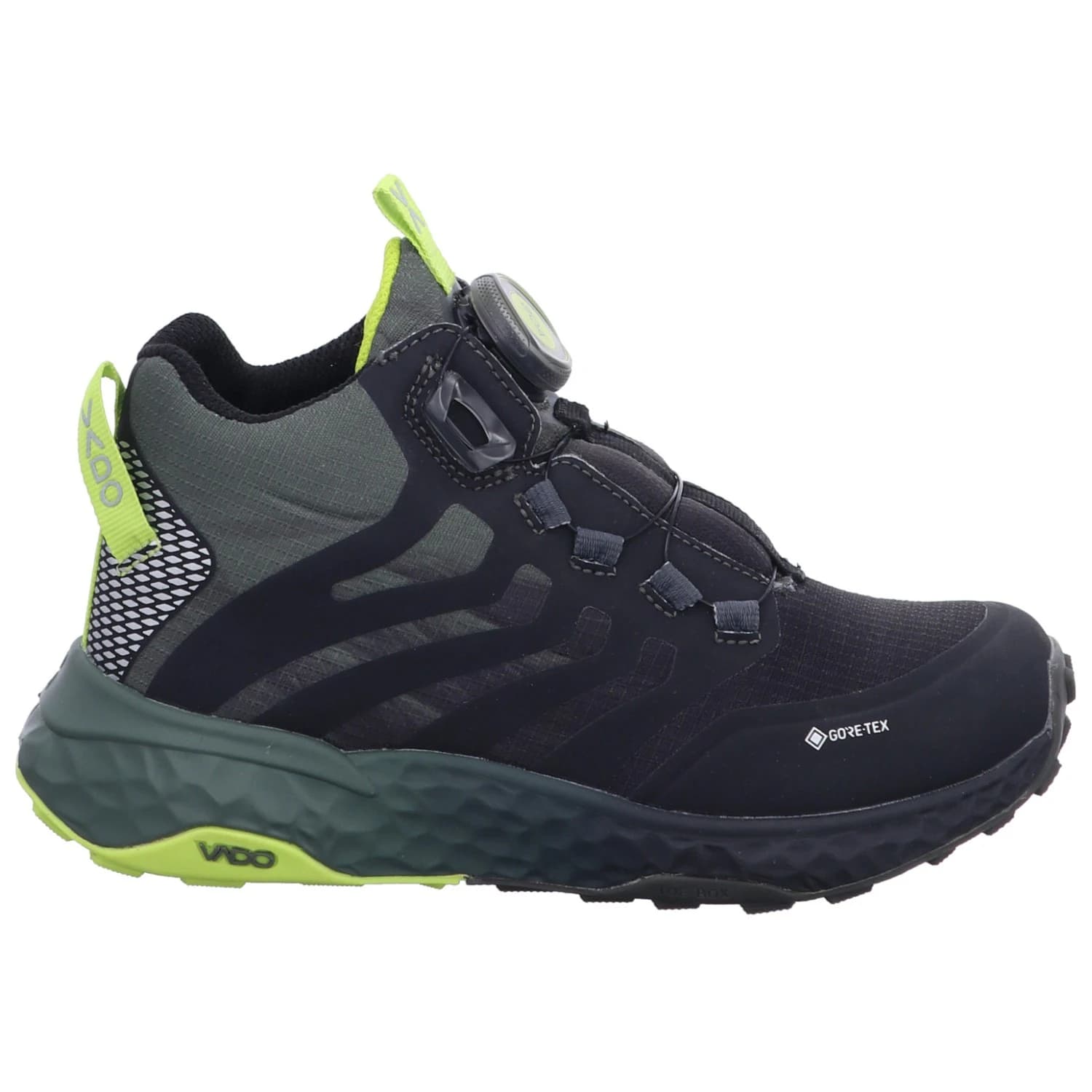 Детски туристически обувки VADO Kid's Surfer Mid Boa GTX Walking boots - Black
