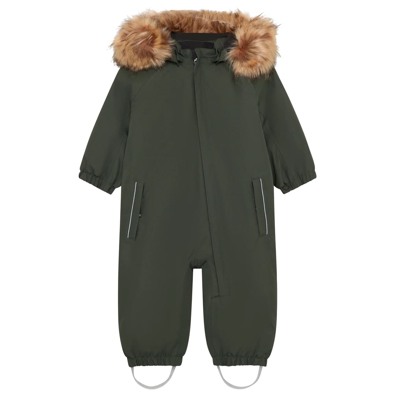 Детска грейка Color Kids Baby's Coverall with Fake Fur Overall - Kambaba