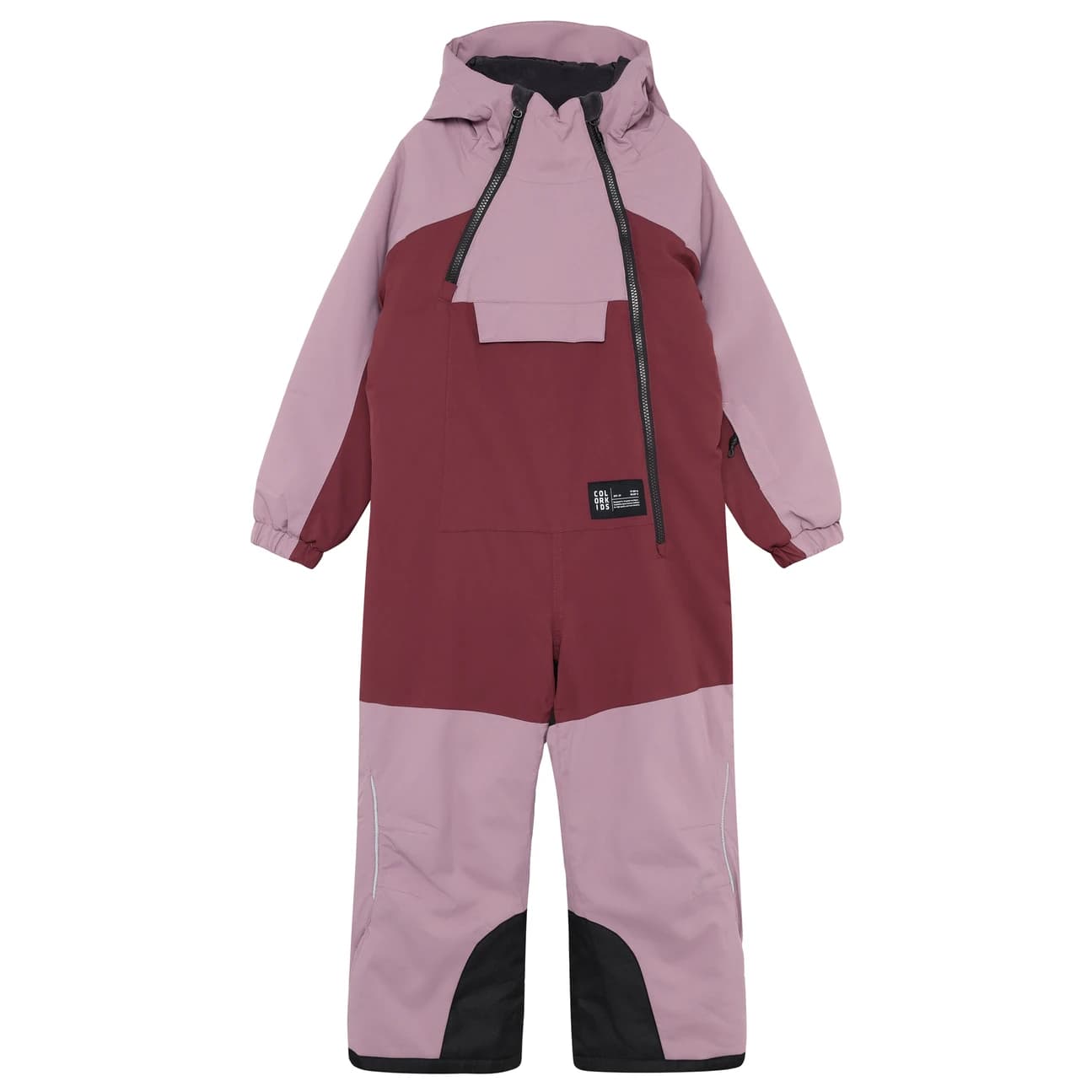 Детска грейка Color Kids Junior Ski Coverall Colorblock Overall - Toadstool