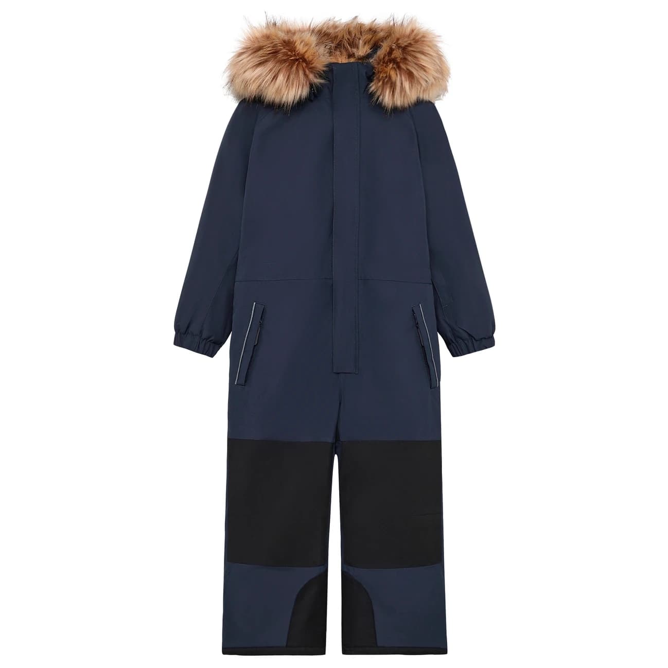 Детска грейка Color Kids Kid's Coverall with Contrast & Fur Overall - Total Eclipse