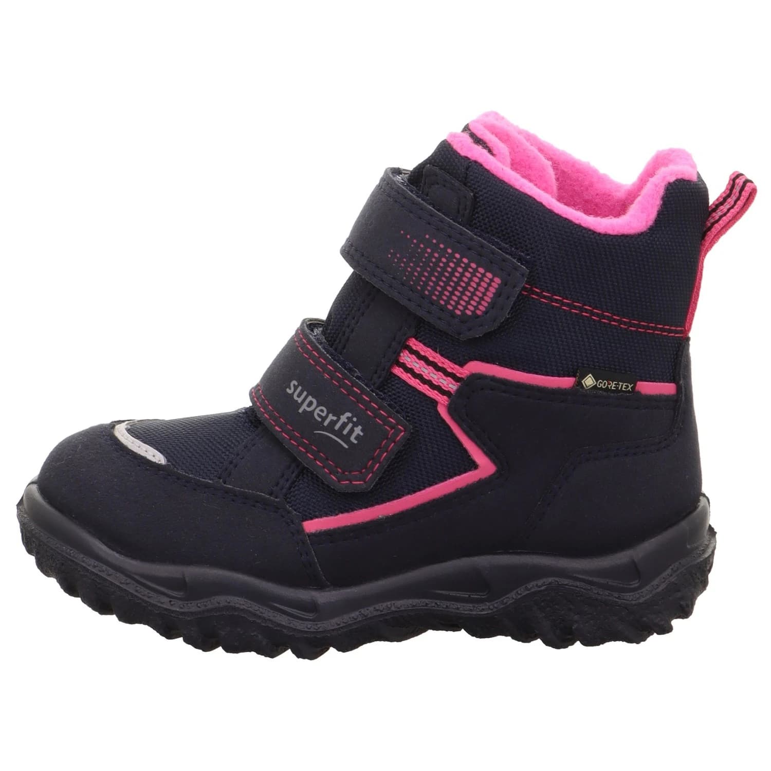Детски зимни ботуши Superfit Kid's Husky B GTX Winter boots - Blau / Pink