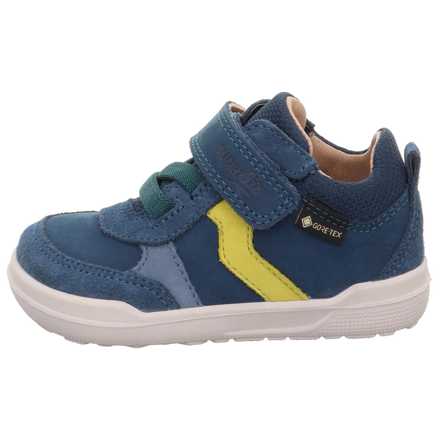 Детски обувки barefoot Superfit Kid's Superfree 2.0 GTX Barefoot shoes - Blau / Gelb