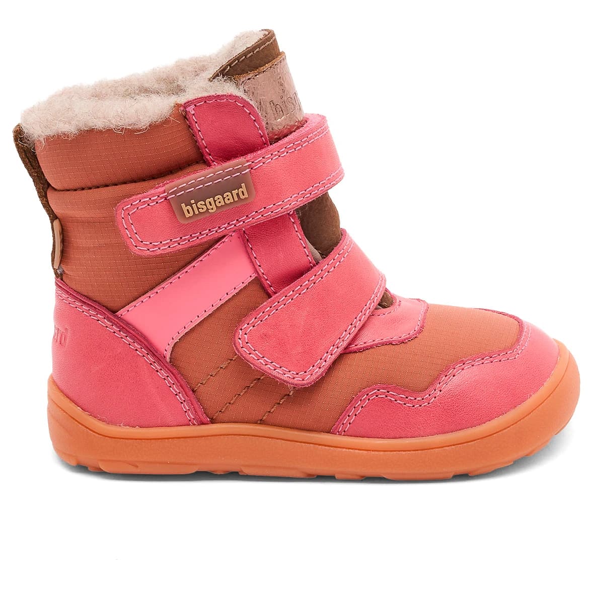 Детски зимни ботуши Bisgaard Kid's Barefoot Timo Tex Winter boots - Pink