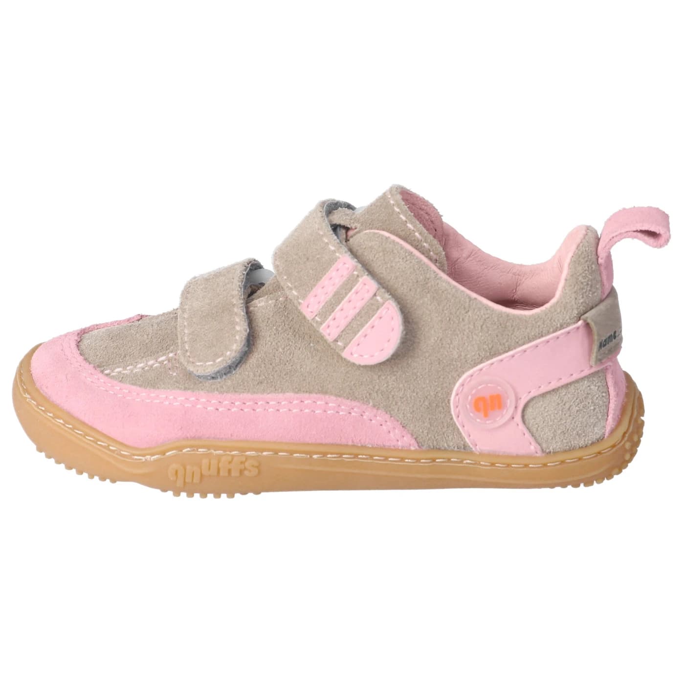 Детски обувки barefoot qnuffs Kid's Ahorn Leather Barefoot shoes - Tundra / Mallow