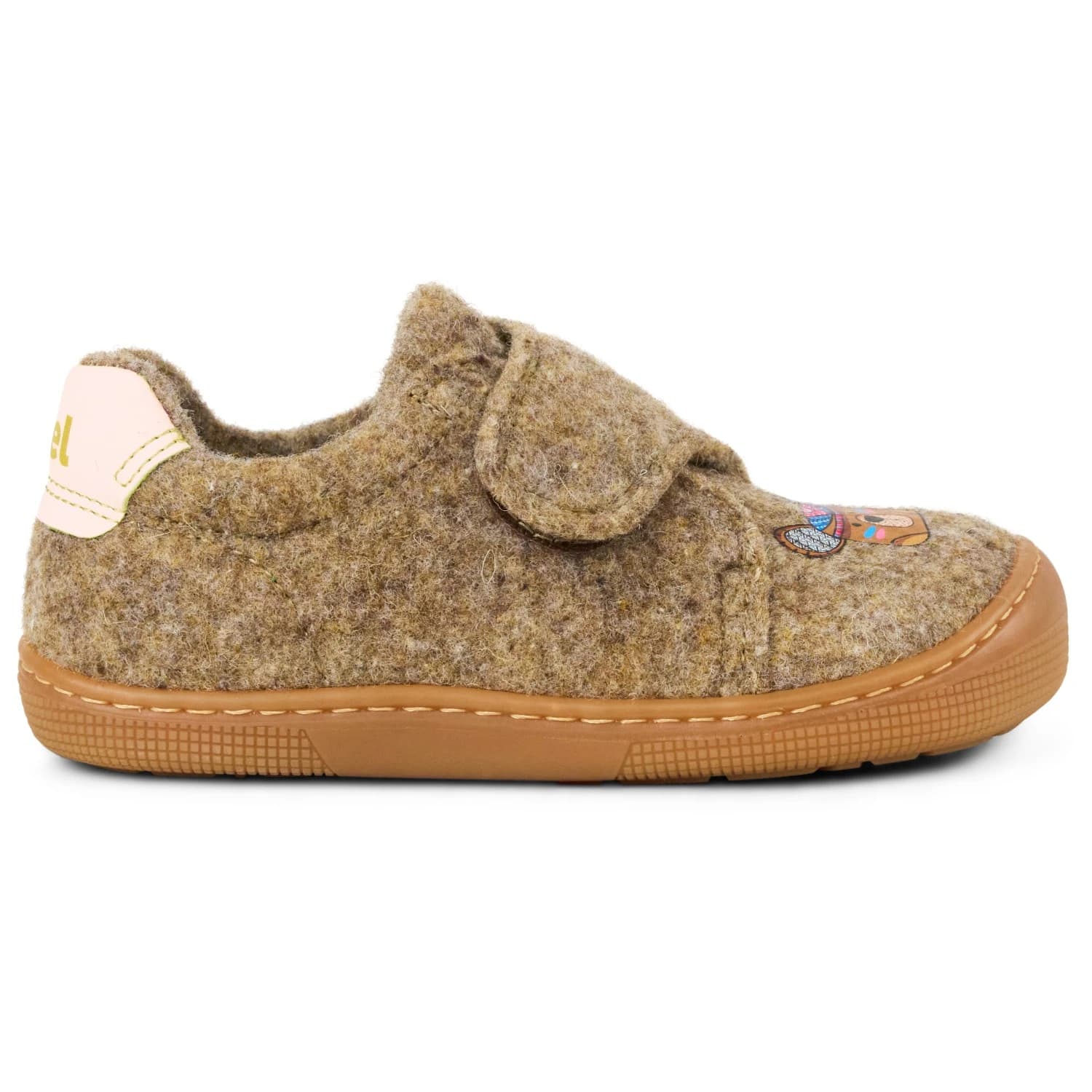 Детски обувки barefoot Koel Kid's Dan Print Felt Barefoot shoes - Beige