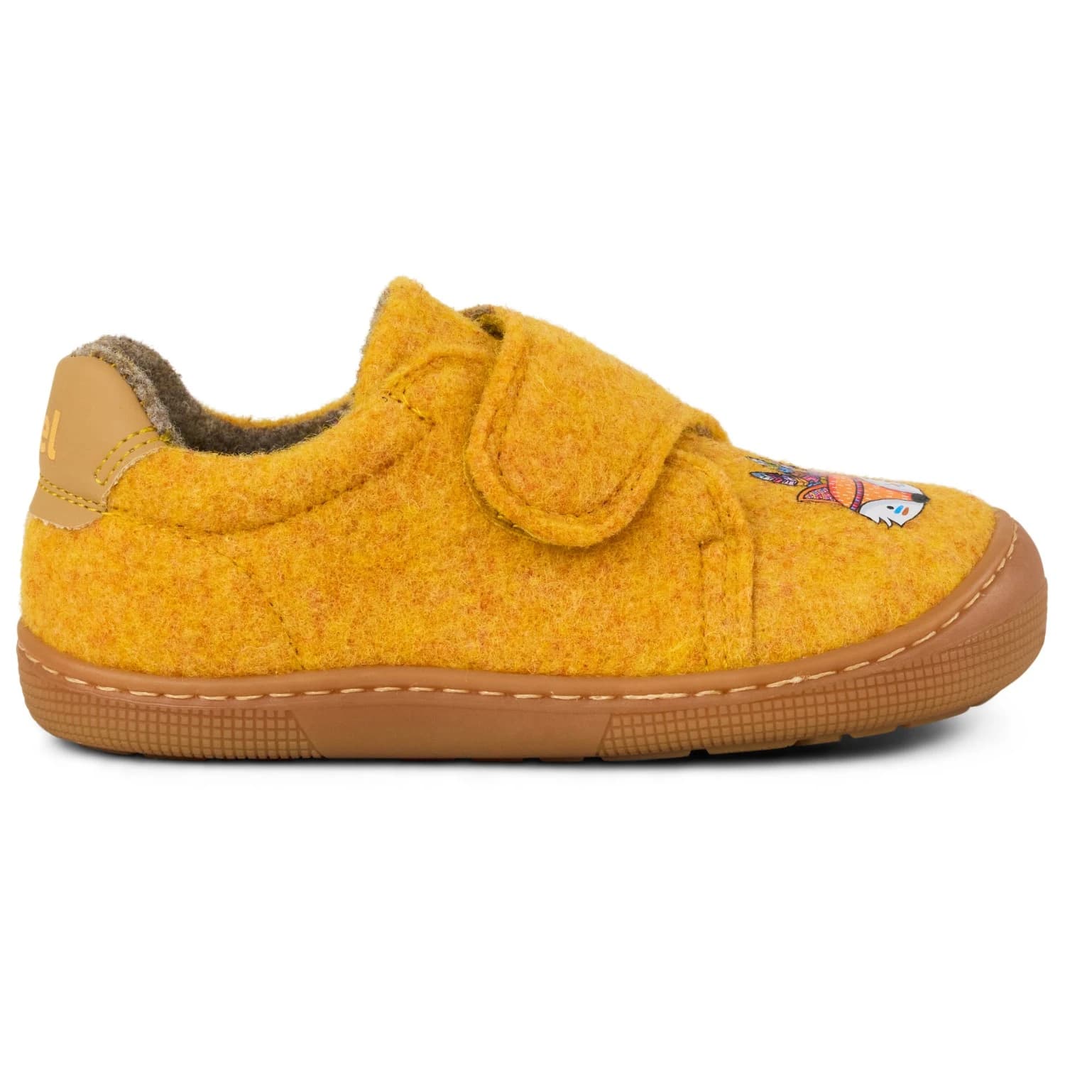 Детски обувки barefoot Koel Kid's Dan Print Felt Barefoot shoes - Yellow