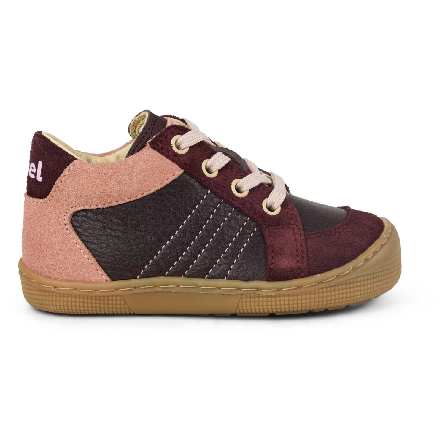 Детски обувки barefoot Koel Kid's Dion Suede Barefoot shoes - Bordo