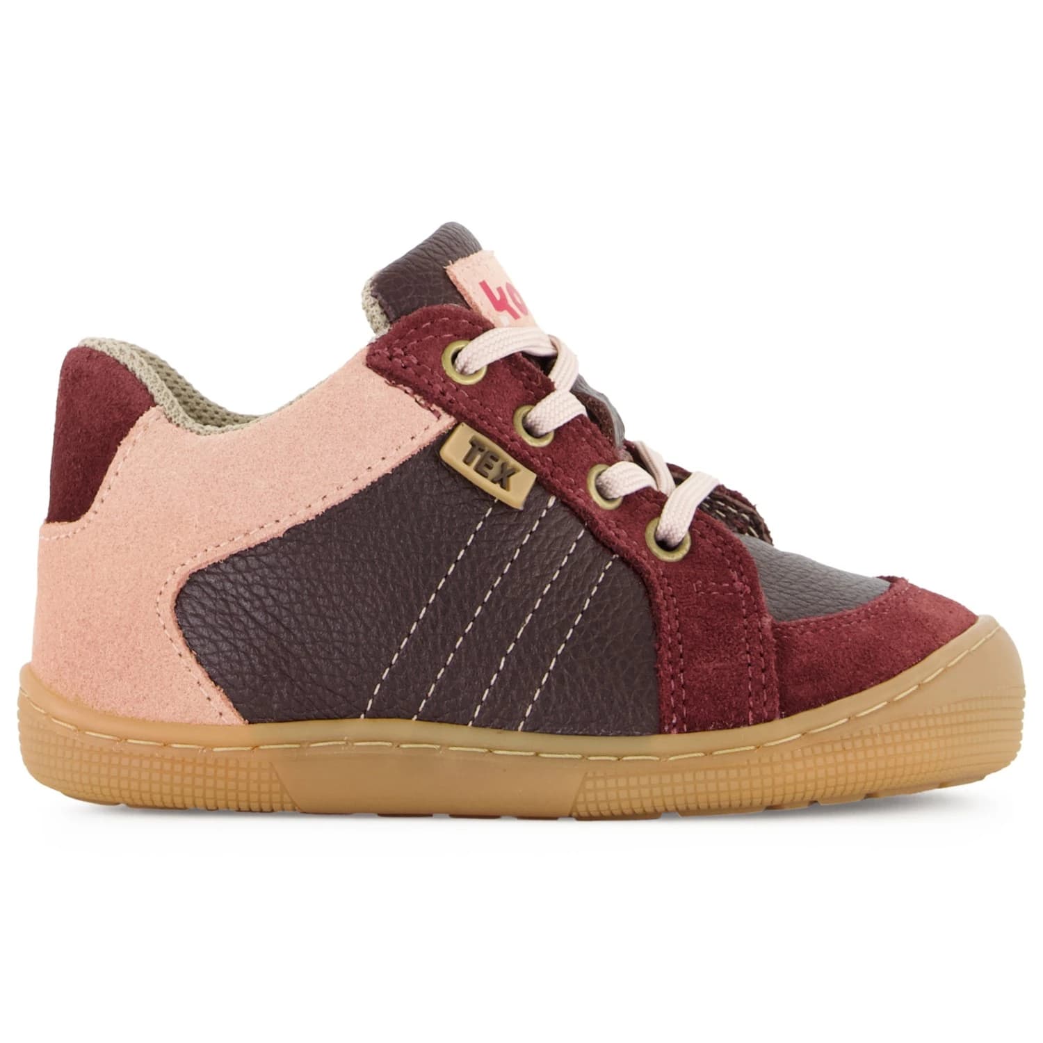 Детски обувки barefoot Koel Kid's Dion Tex Barefoot shoes - Bordo