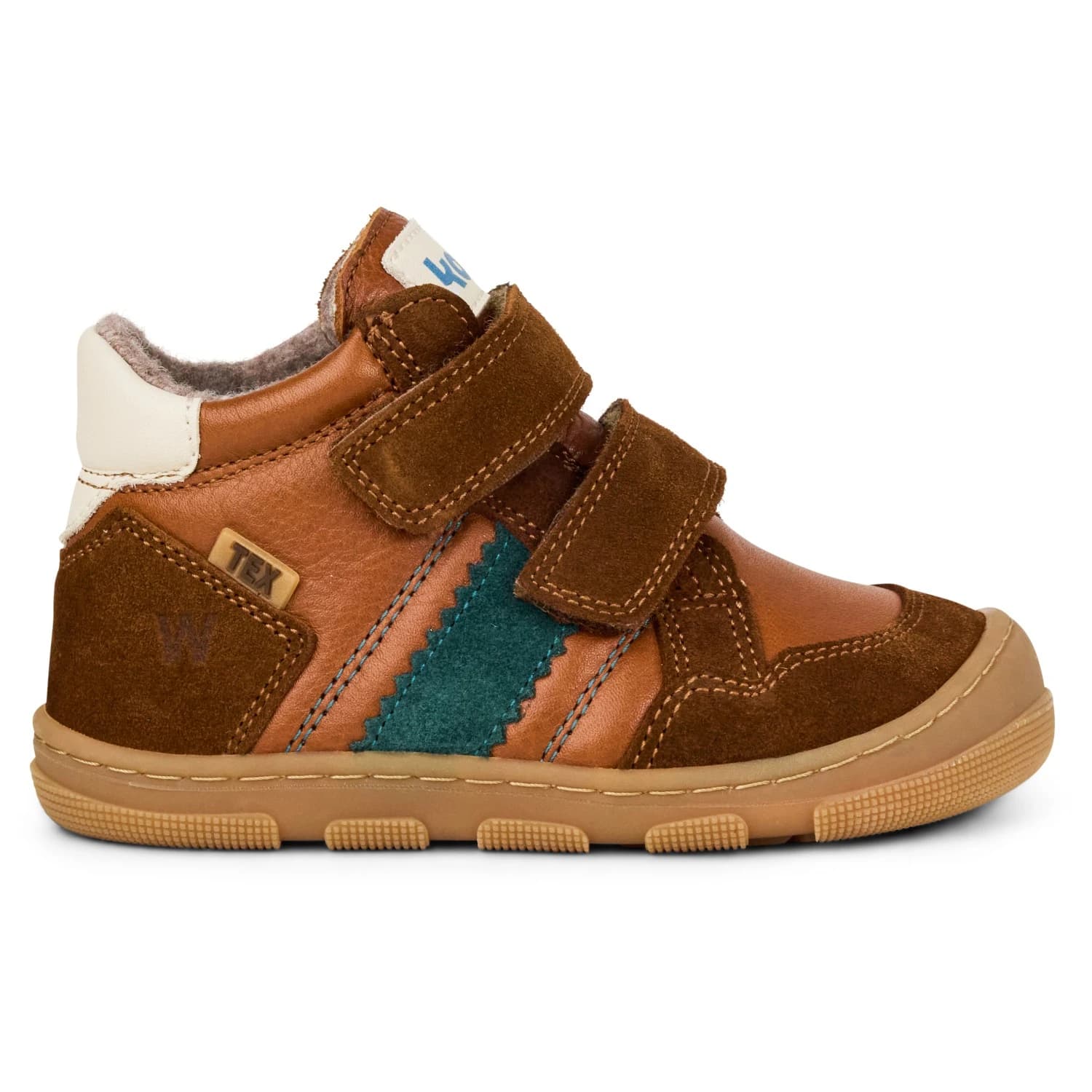 Детски обувки barefoot Koel Kid's Kabriel 3.0 Woolfelt Barefoot shoes - Cognac