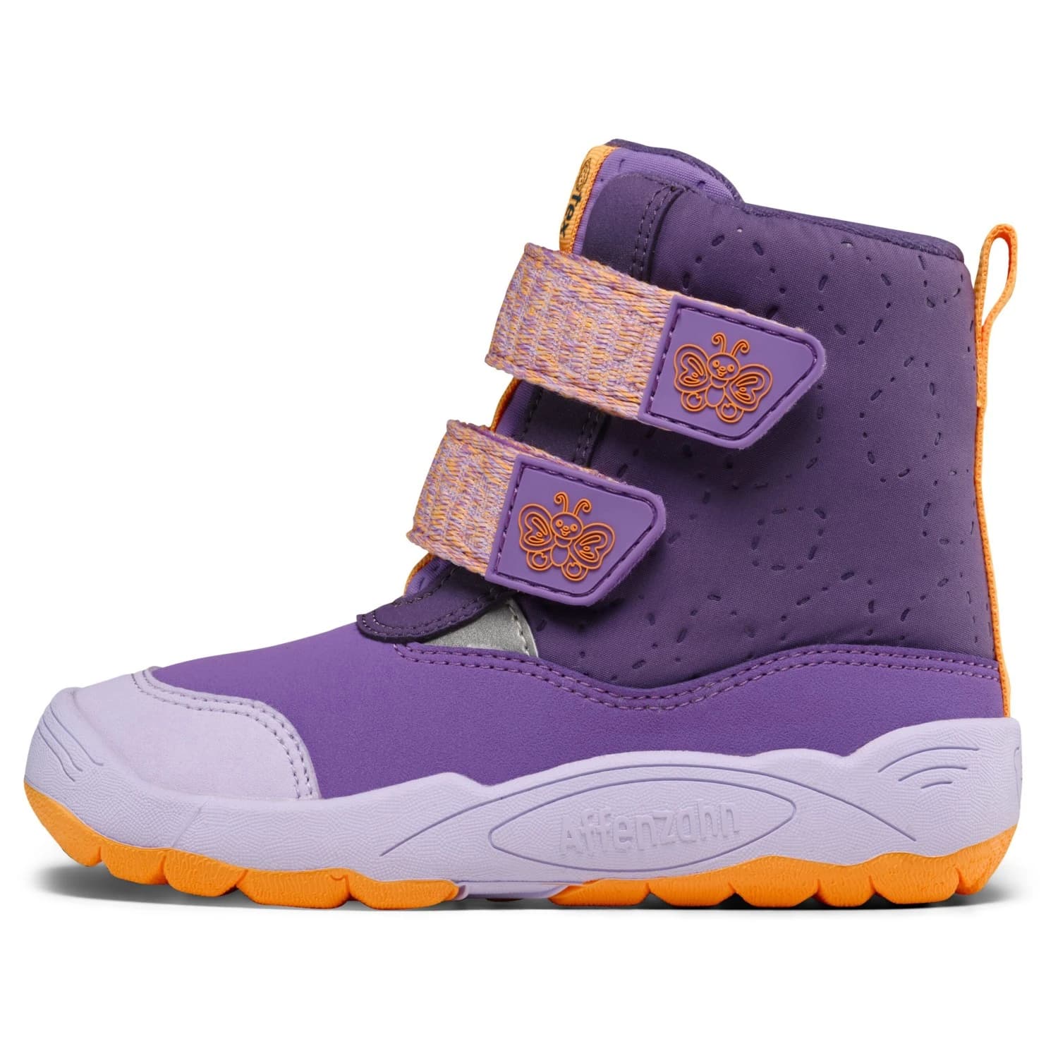 Детски зимни ботуши Affenzahn Kid's Winterstiefel Vegan Blizzy Winter boots - Butterfly / Purple