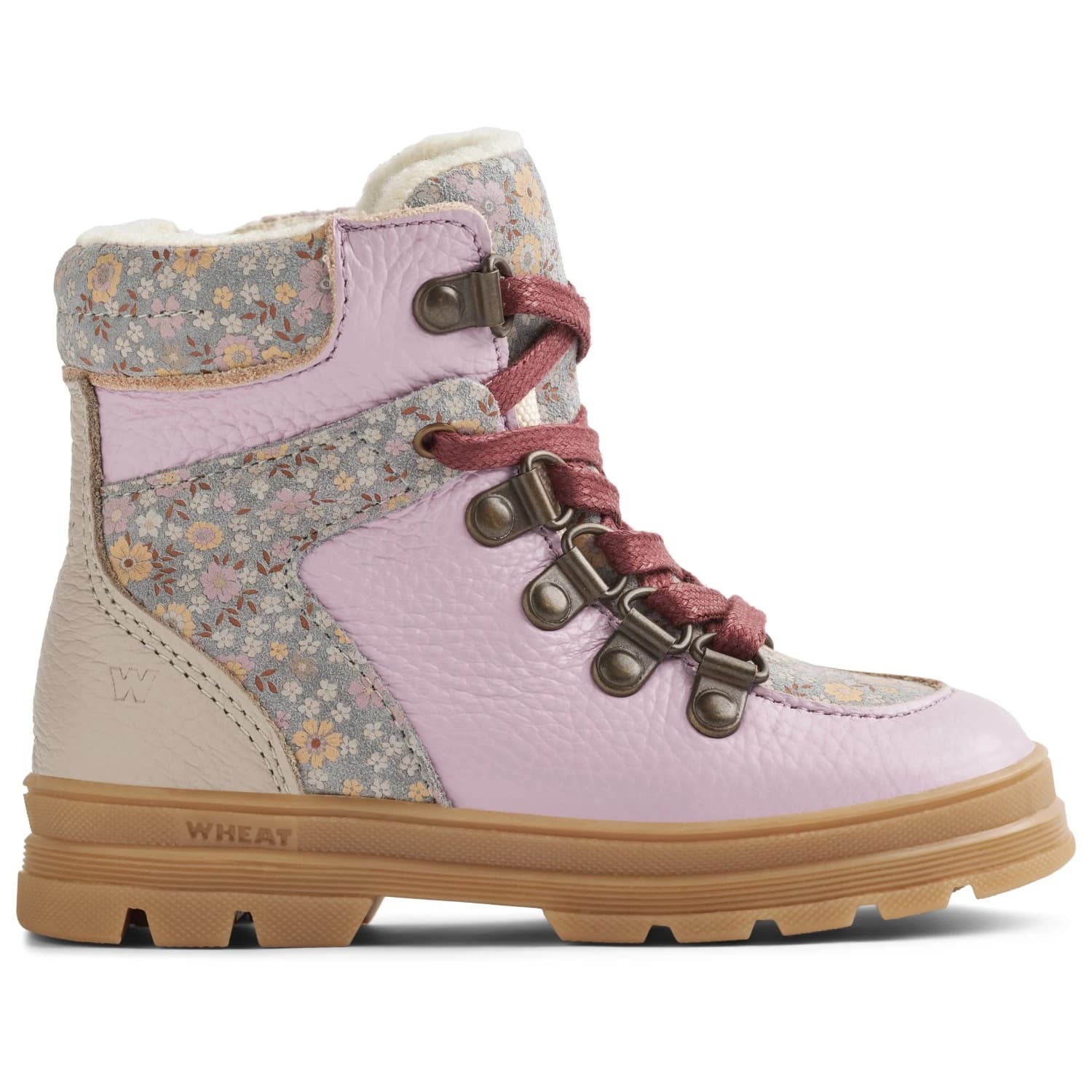 Детски зимни ботуши WHEAT Kid's Winterboot Toni Hiker Tex Winter boots - Slightly Blue Flowers