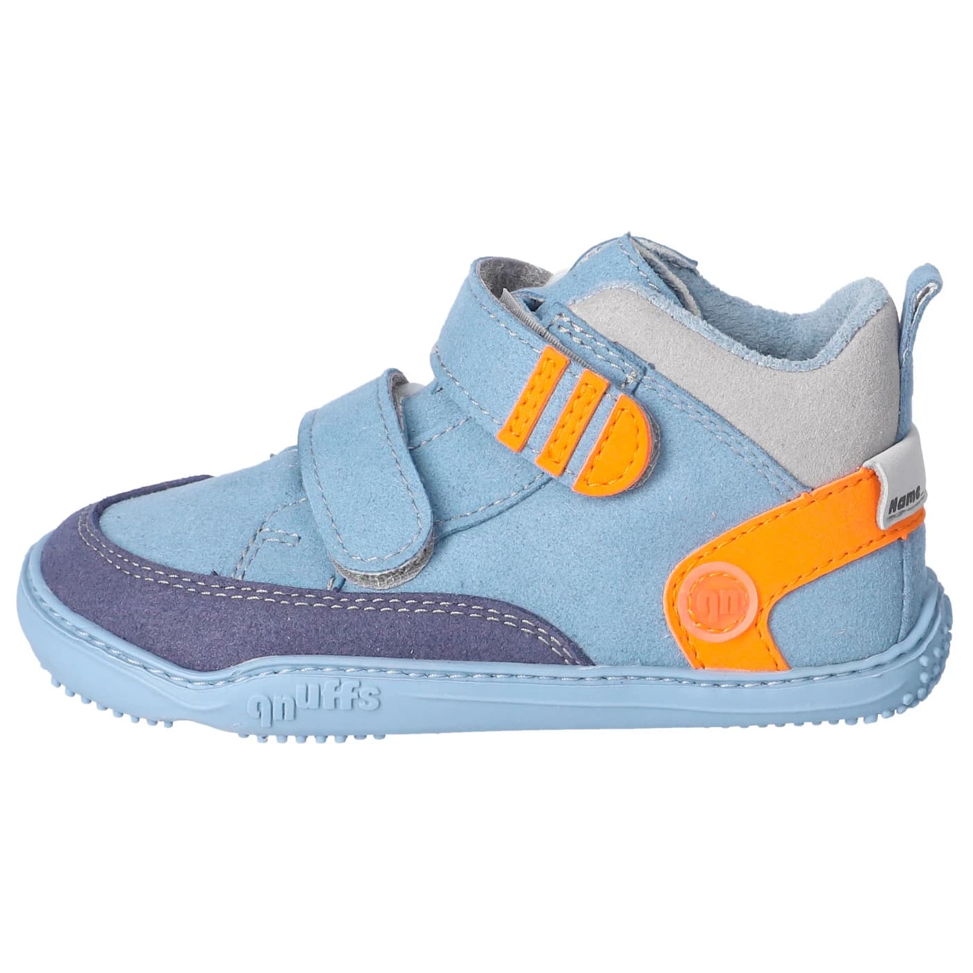 Детски обувки barefoot qnuffs Kid's Kastanie Vegan Barefoot shoes - Jeans / Hellgrau