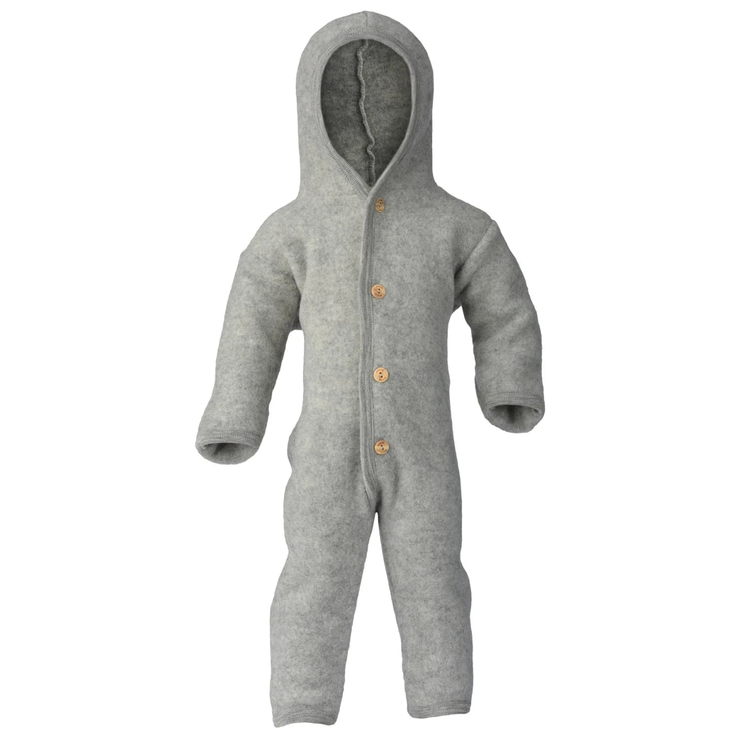 Цял костюм Engel Baby Hooded Overall Overall - Hellgrau Melange