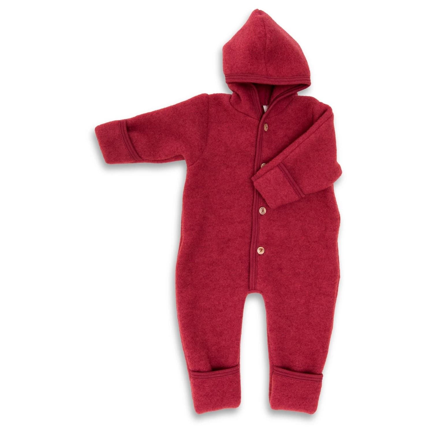 Цял костюм Engel Baby Hooded Overall Overall - Jaspis Melange