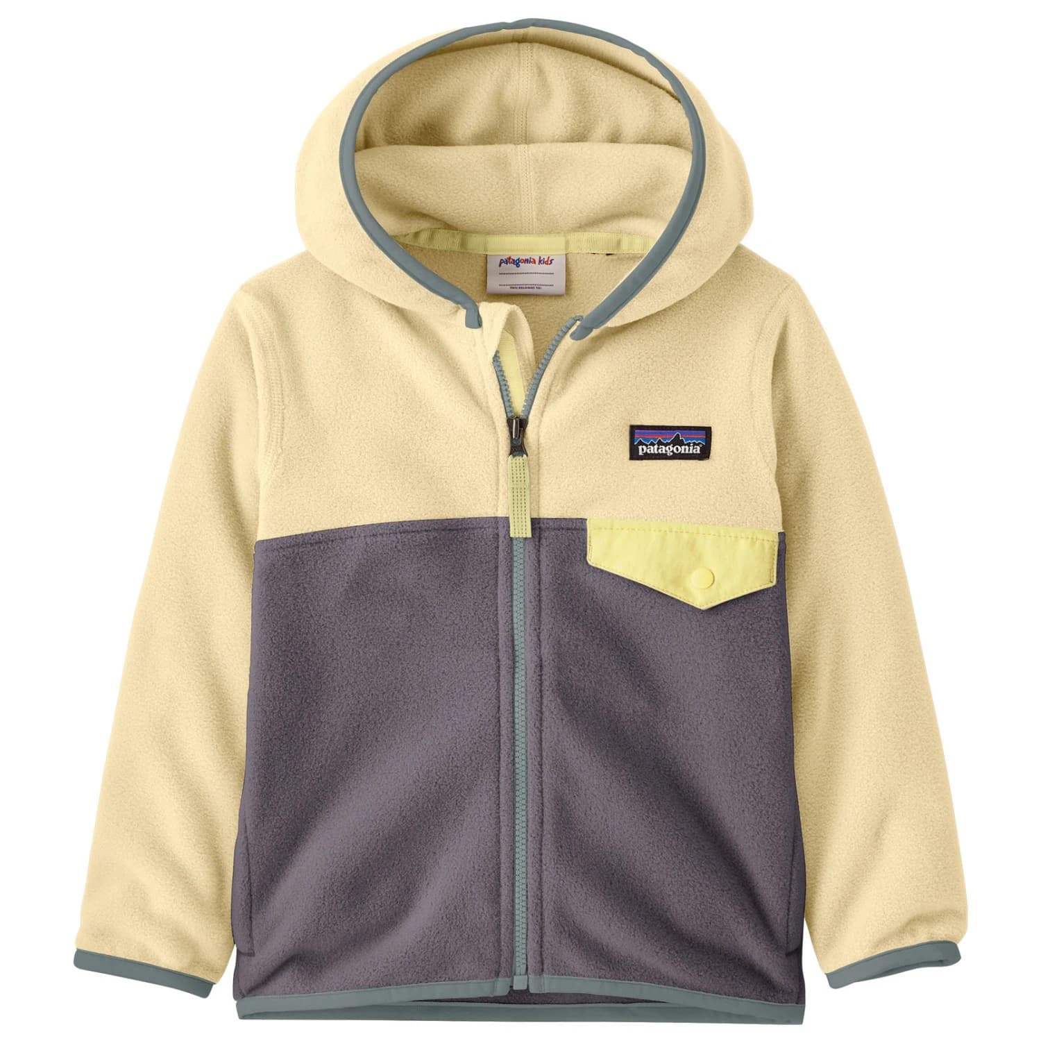 Поларено яке Patagonia Baby Micro D Snap-T Jacket Fleece jacket - May Grey