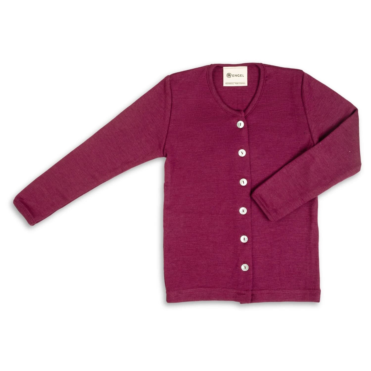 Вълнено яке Engel Children's Cardigan Wool jacket - Orchidee