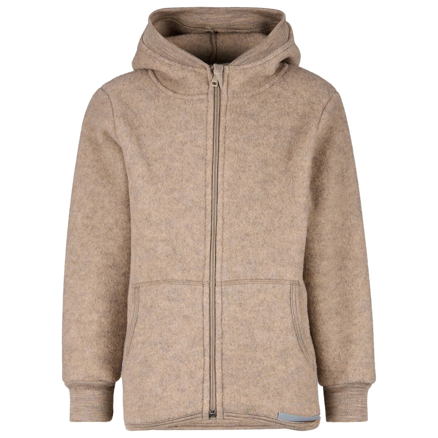 Вълнено яке Engel Children's Hooded Wool Fleece Jacket Wool jacket - Walnuss Melange