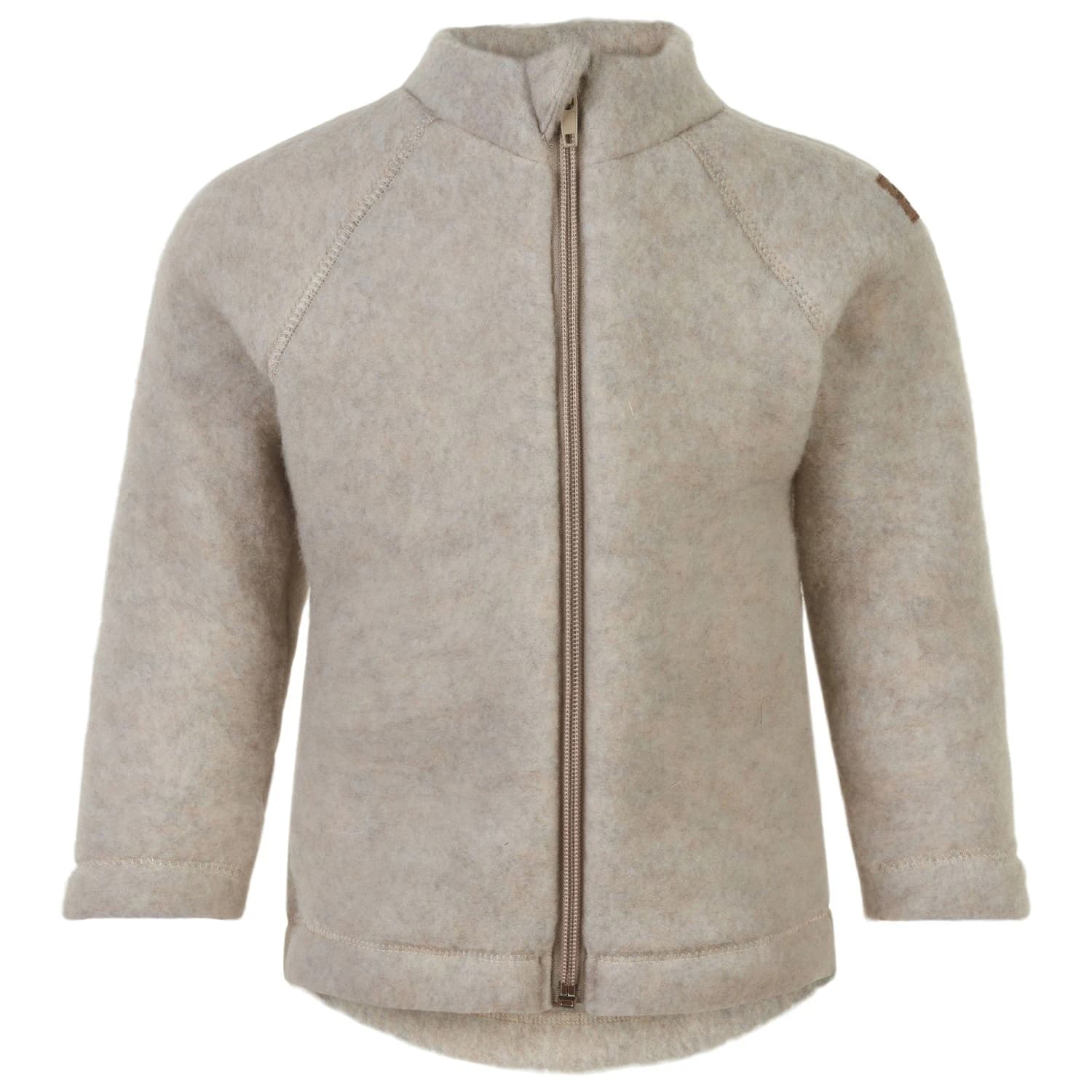 Вълнено яке Mikk-Line Wool Baby Jacket Wool jacket - Melange Offwhite