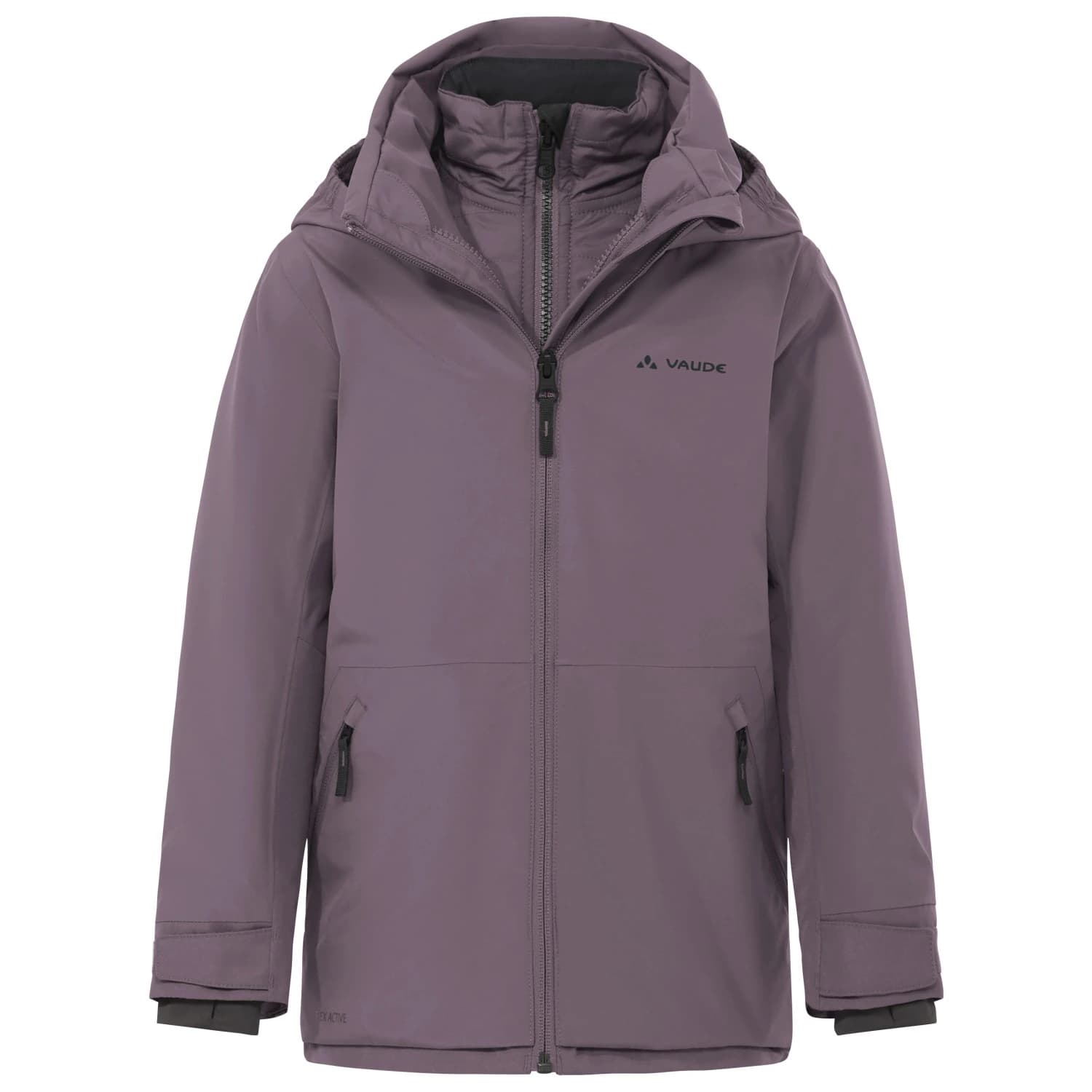 Детско 3-в-1 яке Vaude Kid's Casarea 3in1 Jacket II 3-in-1 jacket - Purple Ash