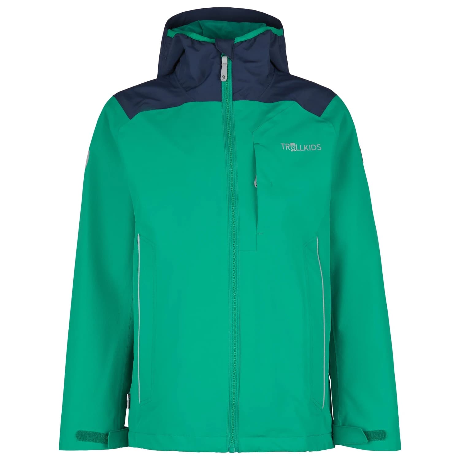 Детско водоустойчиво яке Trollkids Kids Bergen Jacket Waterproof jacket - Pepper Green / Navy