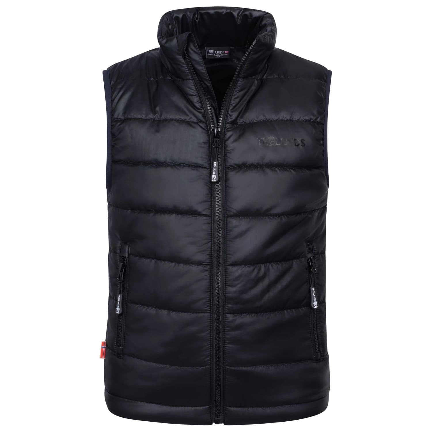 Детски синтетичен елек Trollkids Kids Trondheim Vest Synthetic vest - Black