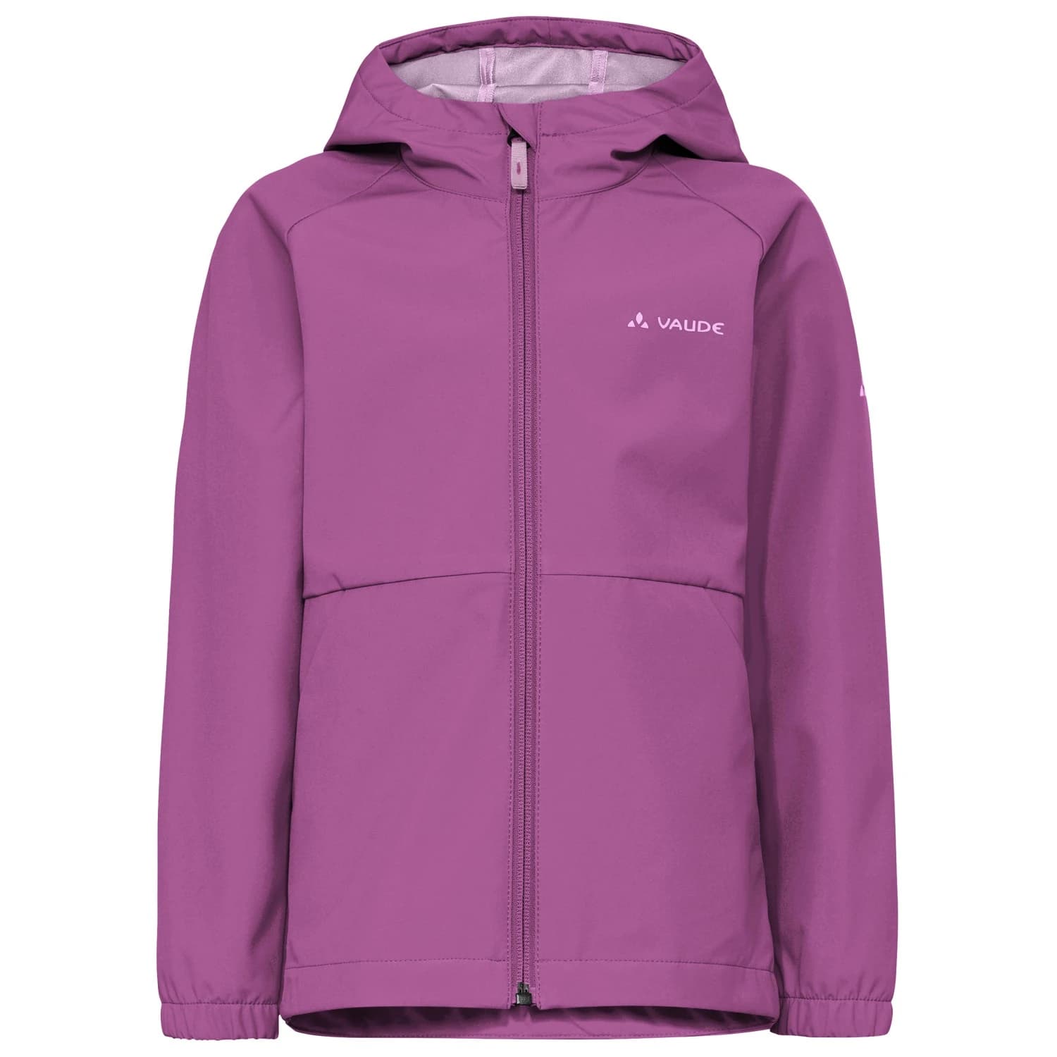 Детско софтшел яке Vaude Kid's Kinich Jacket Softshell jacket - Magenta