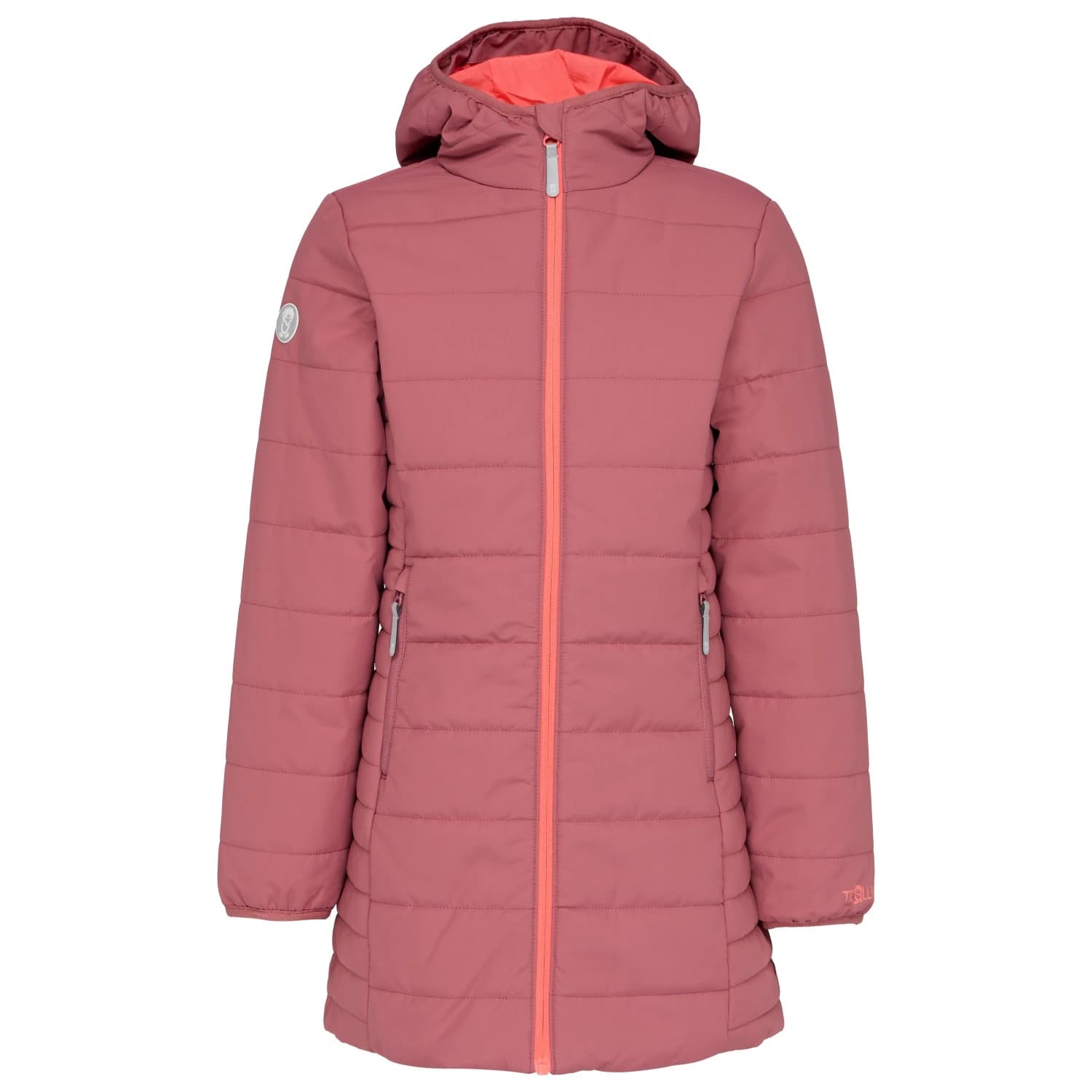 Детско палто Trollkids Girl's Stavanger Coat - Frozen Berry / Pink Salmon