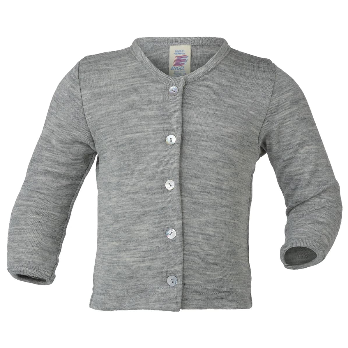 Вълнено яке Engel Baby-Cardigan Cardigan - Hellgrau Melange