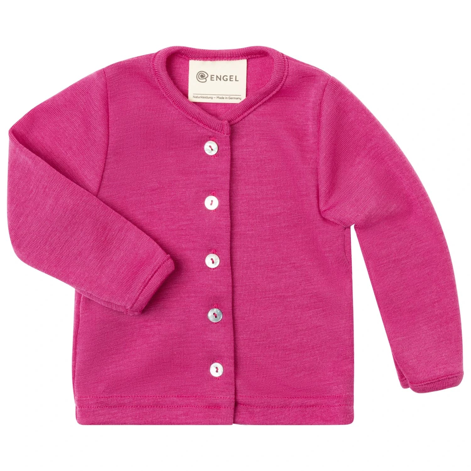 Вълнено яке Engel Baby-Cardigan Cardigan - Himbeere