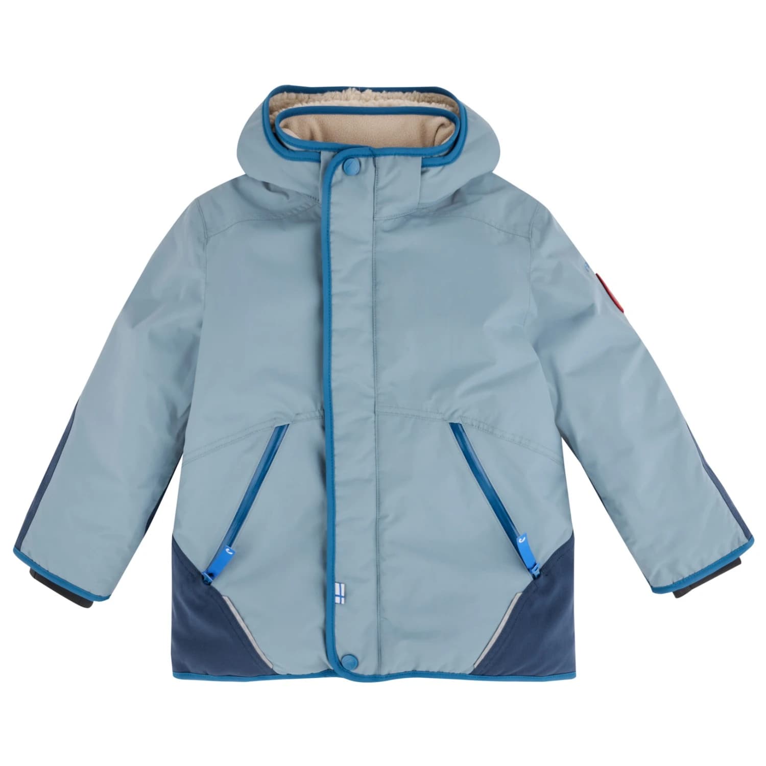 Детско яке парка Finkid Kid's Talvinen Husky Ski jacket - Cloud / Deep Water