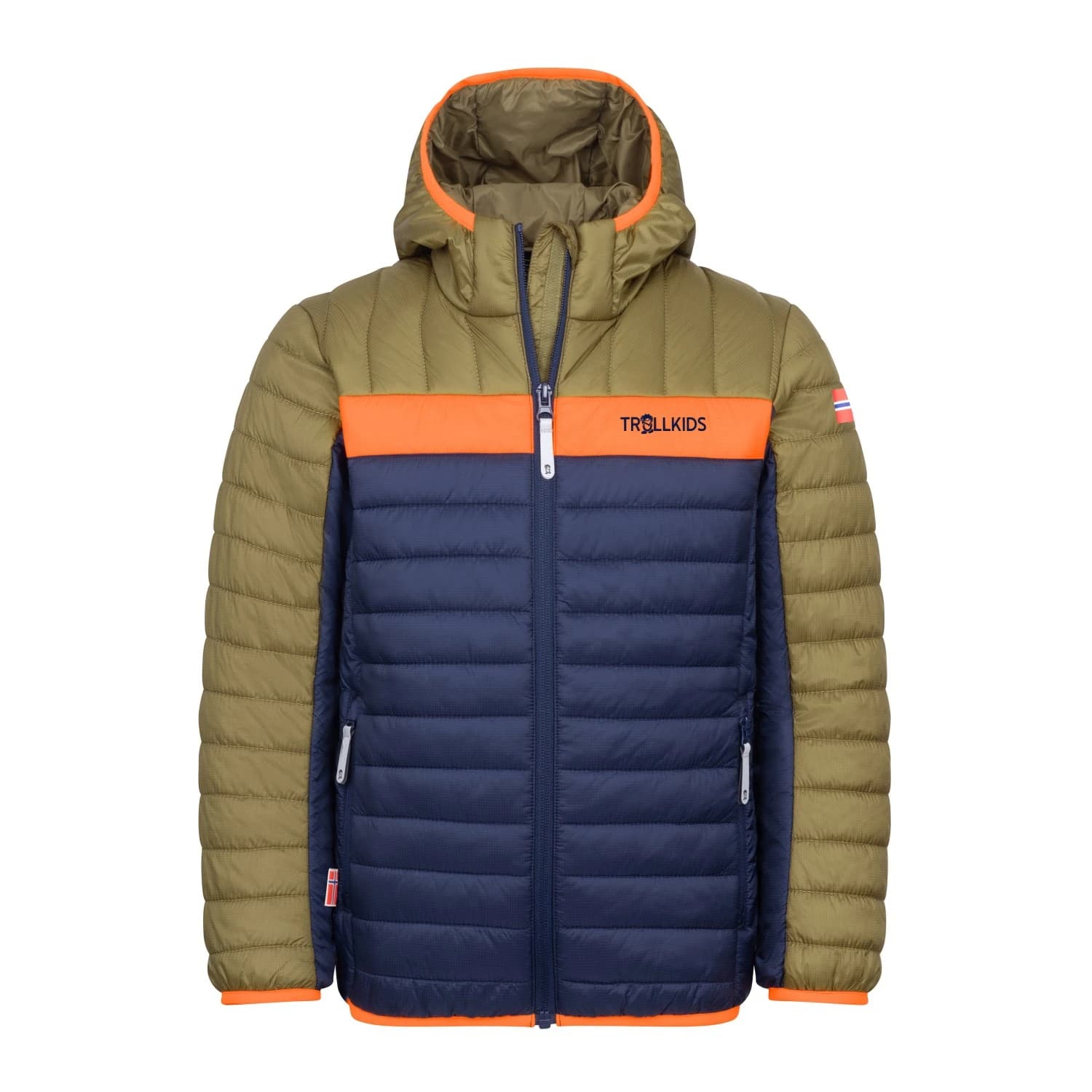 Детско синтетично яке Trollkids Kid's Eikefjord Jacket Synthetic jacket - Spruce Green / Navy