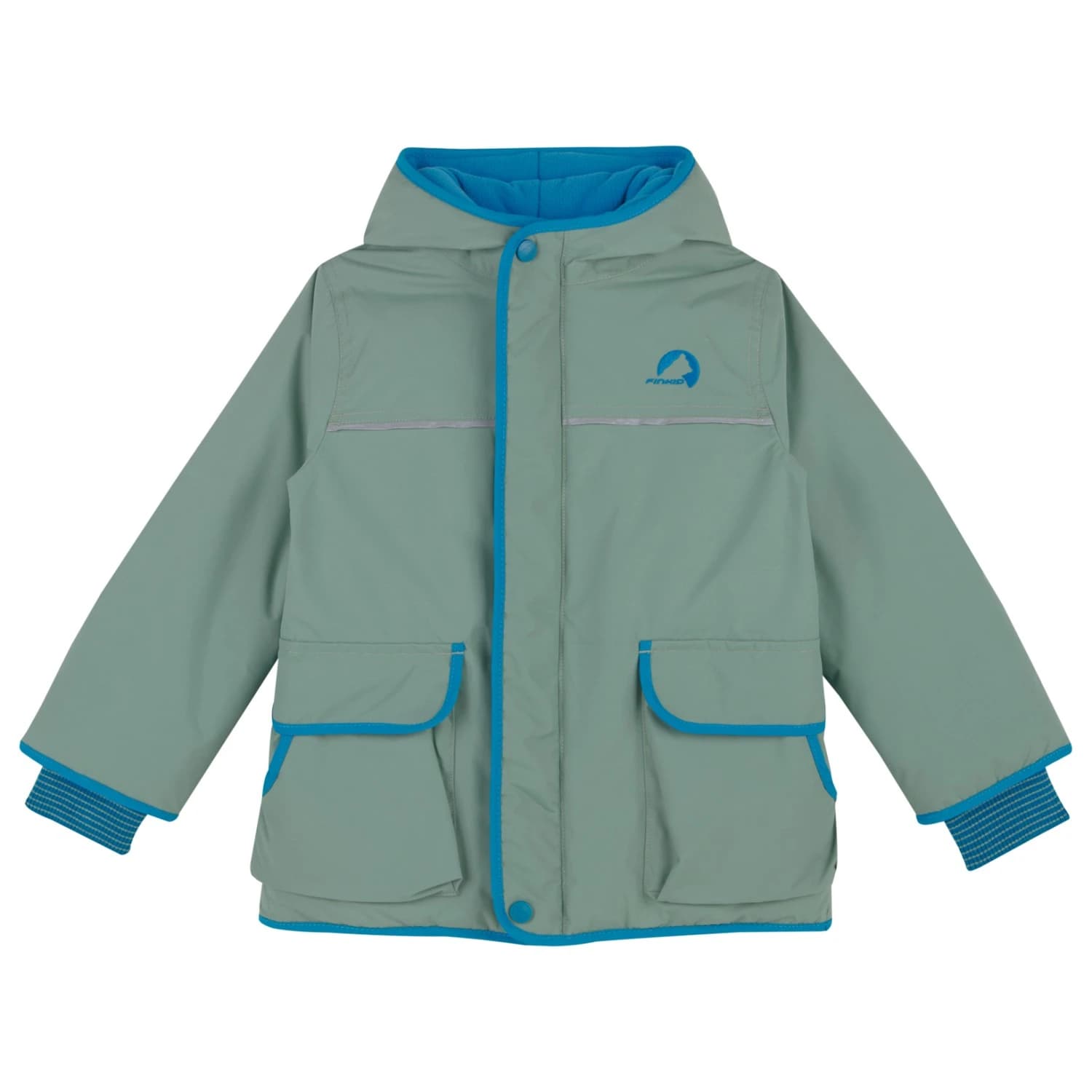 Детско зимно яке Finkid Kid's Talvi Sport Winter jacket - Green Bay / Mosaic