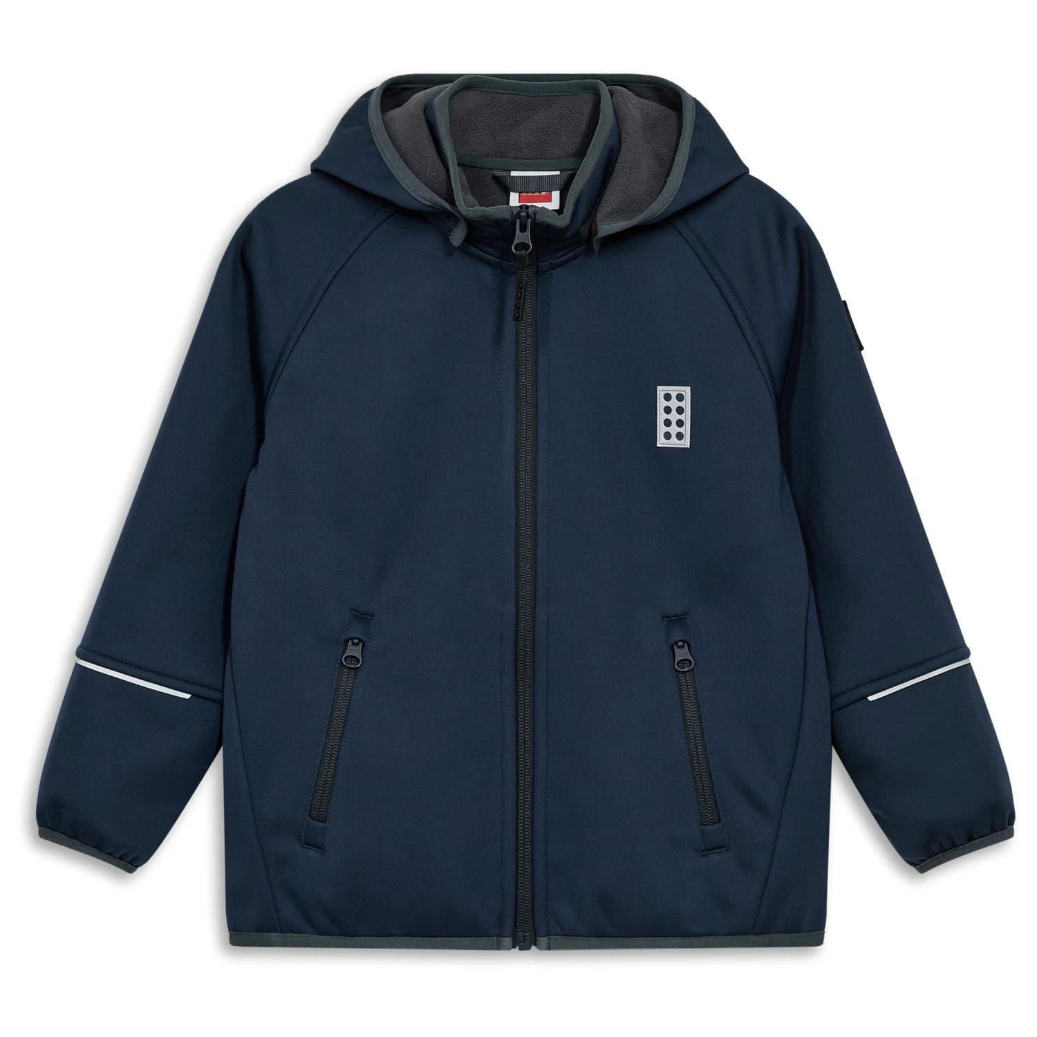 Детско софтшел яке LEGO Kid's Sky 764 Softshell Jacket - Navy W. Grey