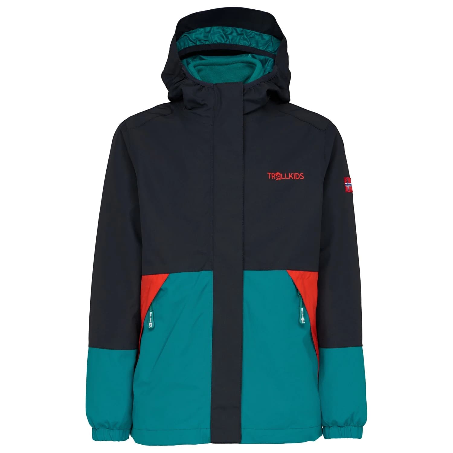 Детско 3-в-1 яке Trollkids Kid's Kjerak 3in1 Jacket 3-in-1 jacket - Dark Cyan / Black