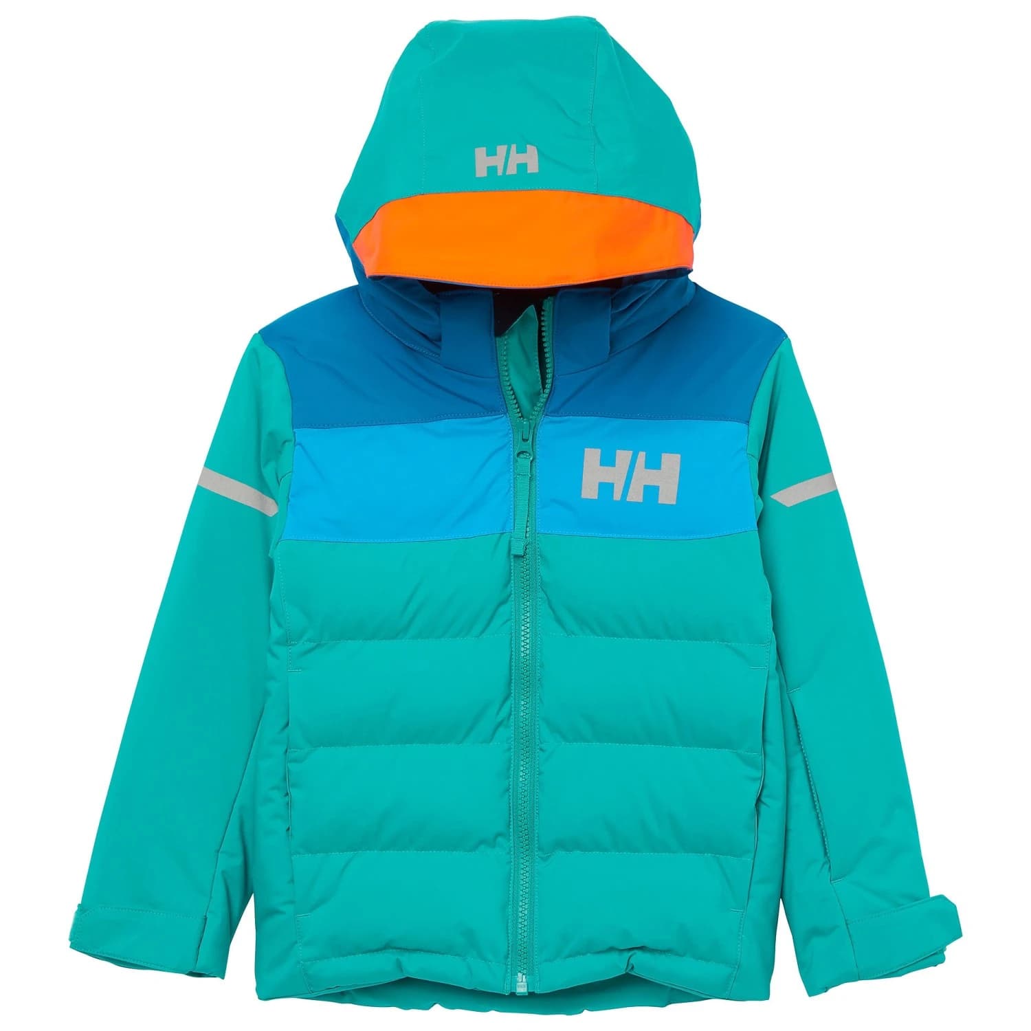 Детско зимно яке Helly Hansen Kid's Vertical Insulated Jacket Winter jacket - Signal Green