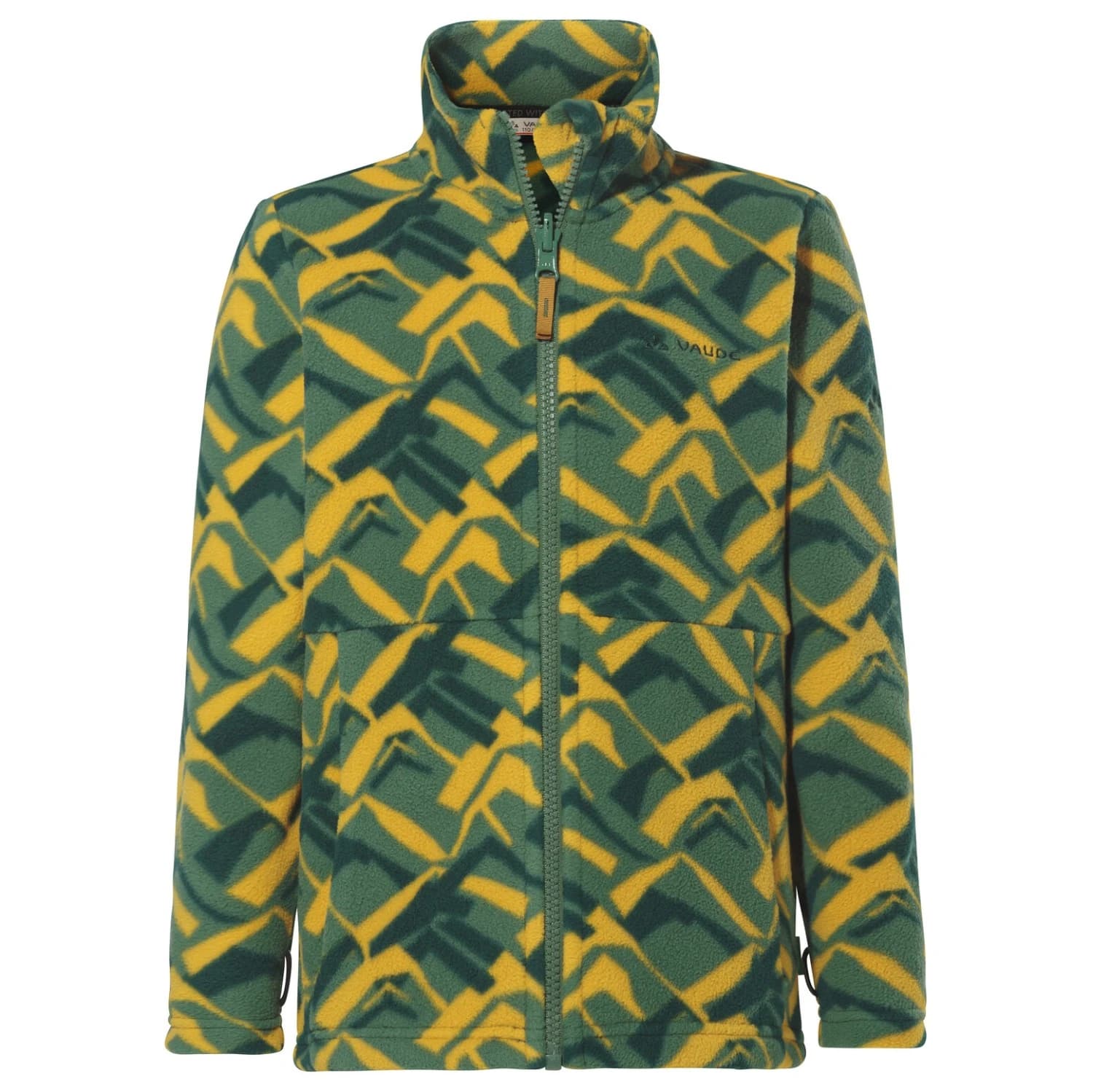 Детско поларено яке Vaude Kid's Pulex Jacket II Fleece jacket - Woodland AOP