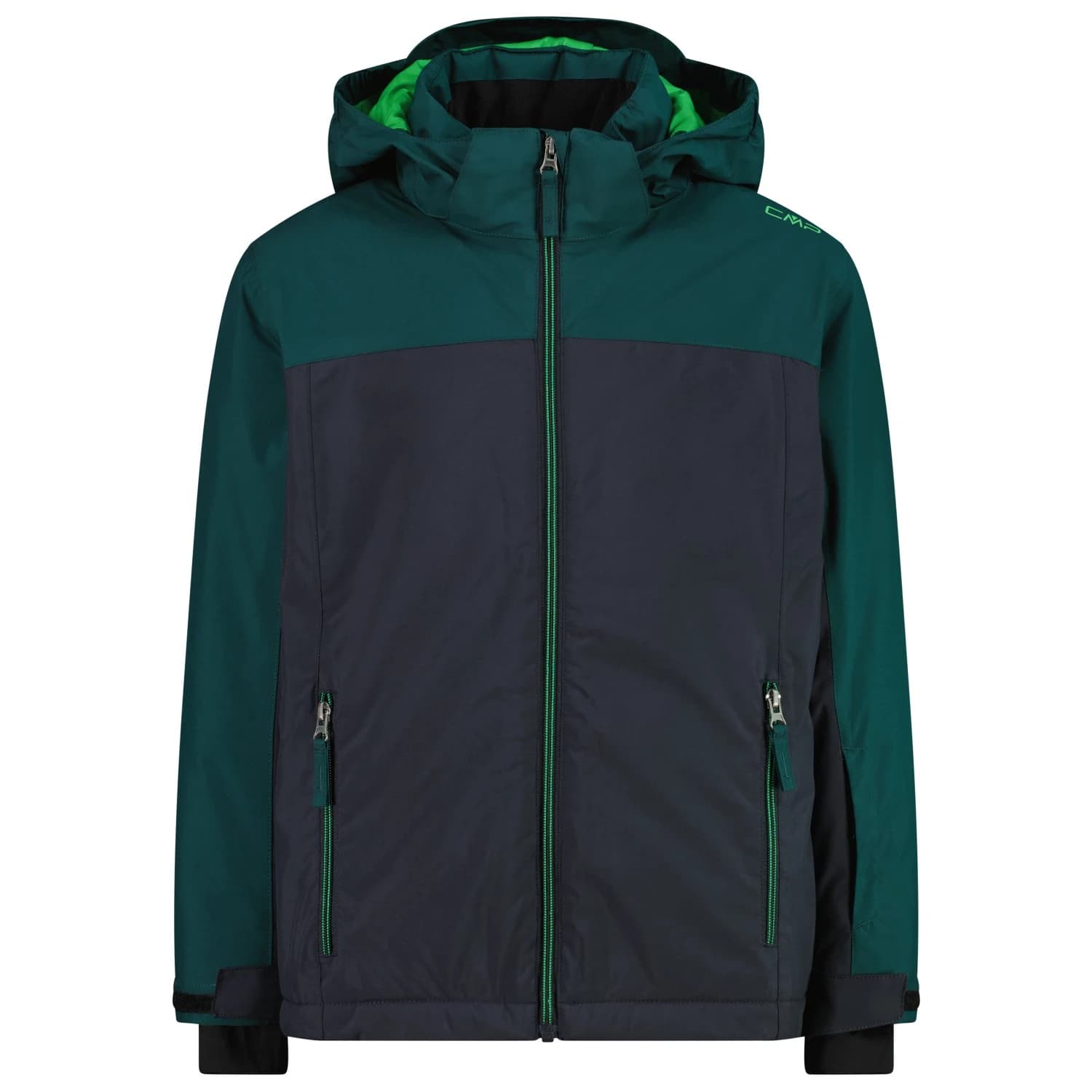 Ски яке Cmp Boy's Jacket Snaps Hood Twill Ski jacket - Antracite / Alpine