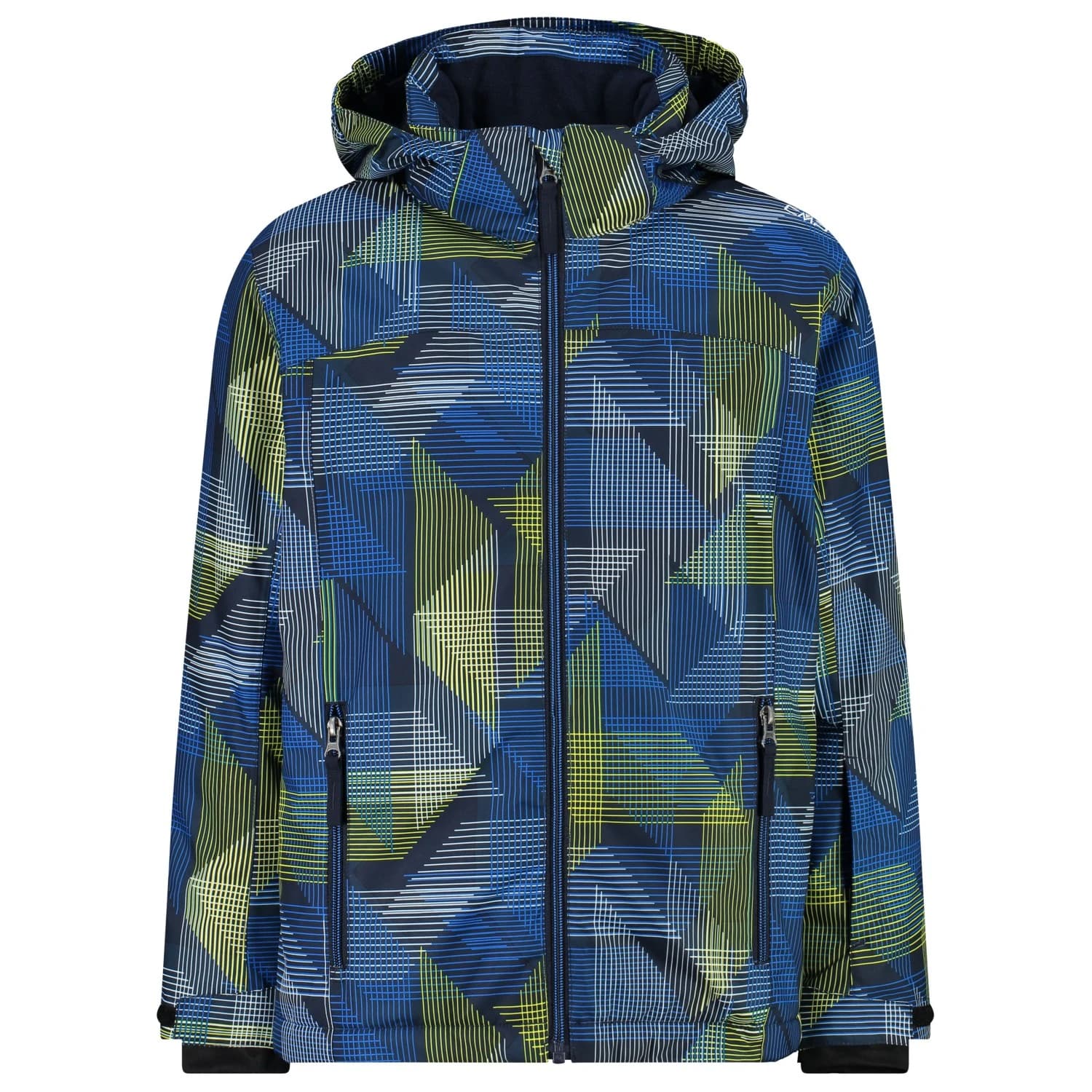 Ски яке Cmp Boy's Jacket Snaps Hood Twill Ski jacket - Blue Royal / B.Blue / Winter Sun