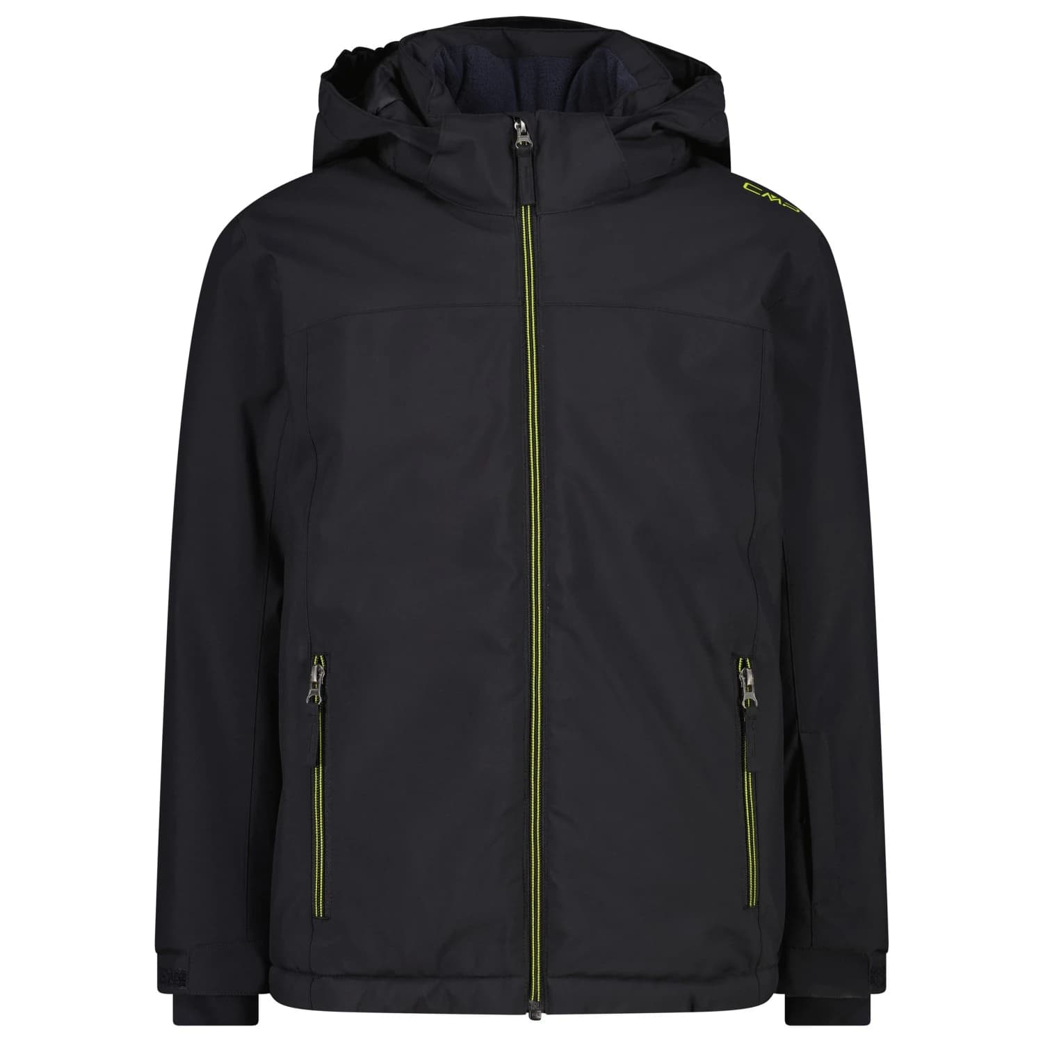 Ски яке CMP Boy's Jacket Snaps Hood Twill Ski jacket - Antracite / Acido