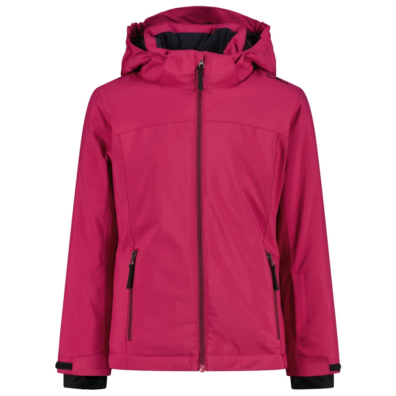 Ски яке CMP Girl's Jacket Snaps Hood Twill Ski jacket - Amaranto
