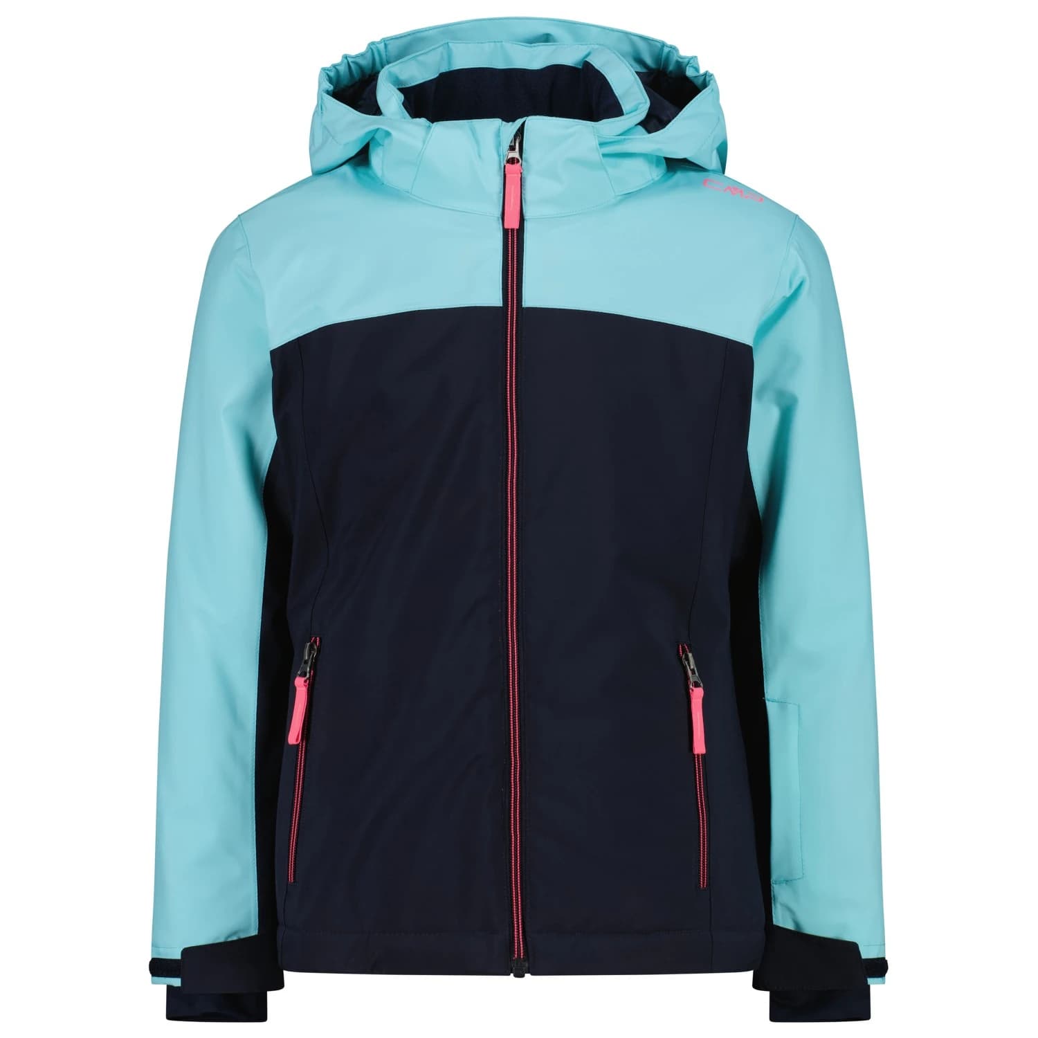 Ски яке CMP Girl's Jacket Snaps Hood Twill Ski jacket - Aquarius
